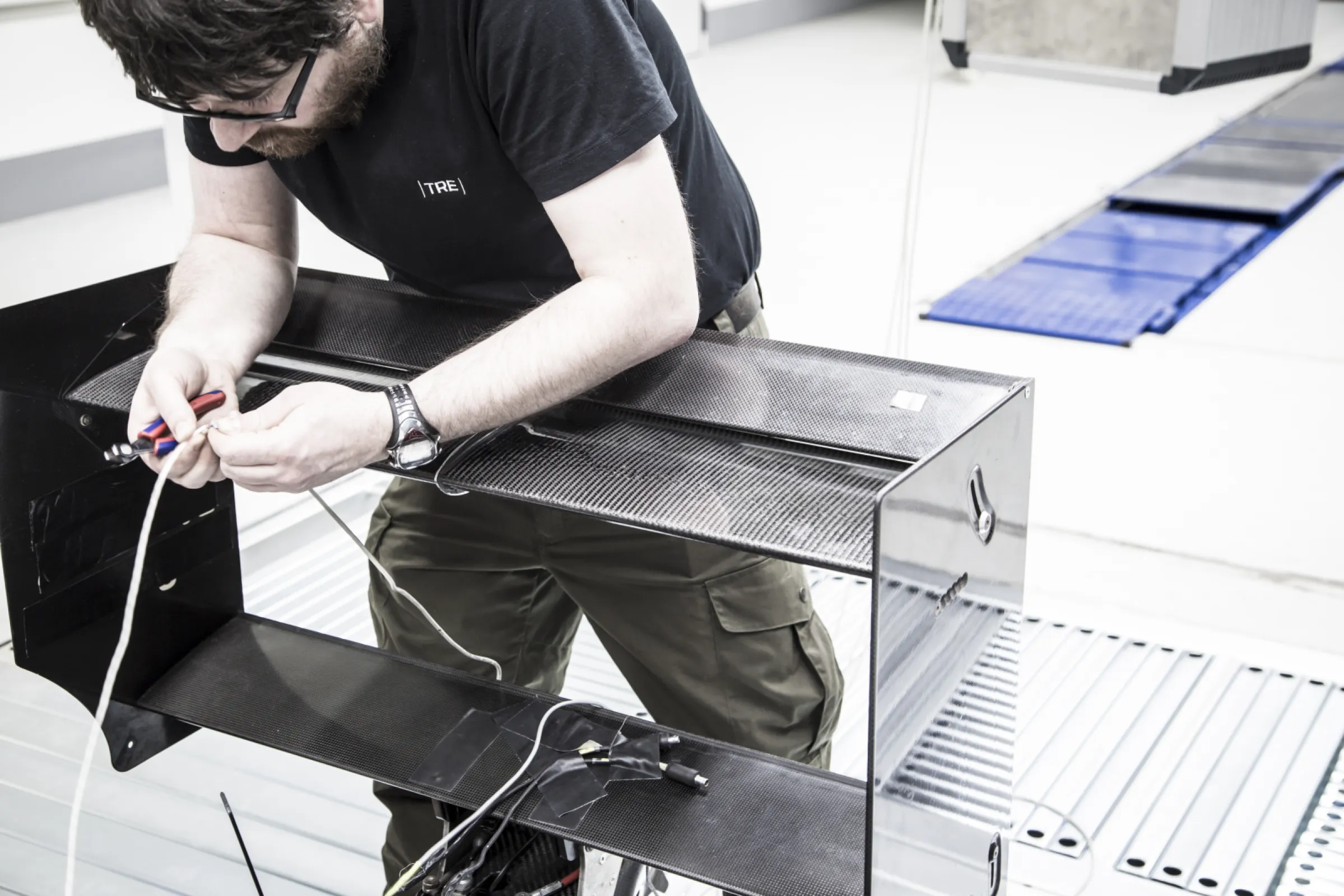 Race car preparation for testing