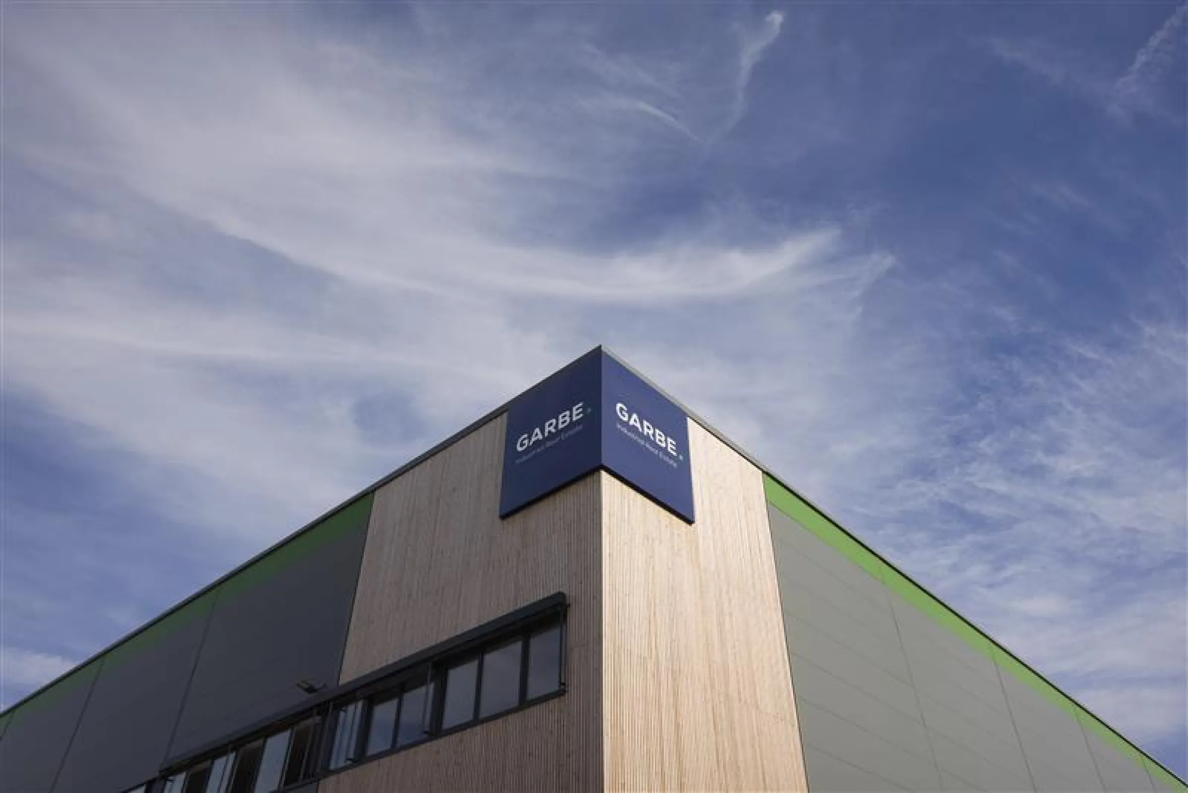 Modern logistics facility developed by GARBE Industrial