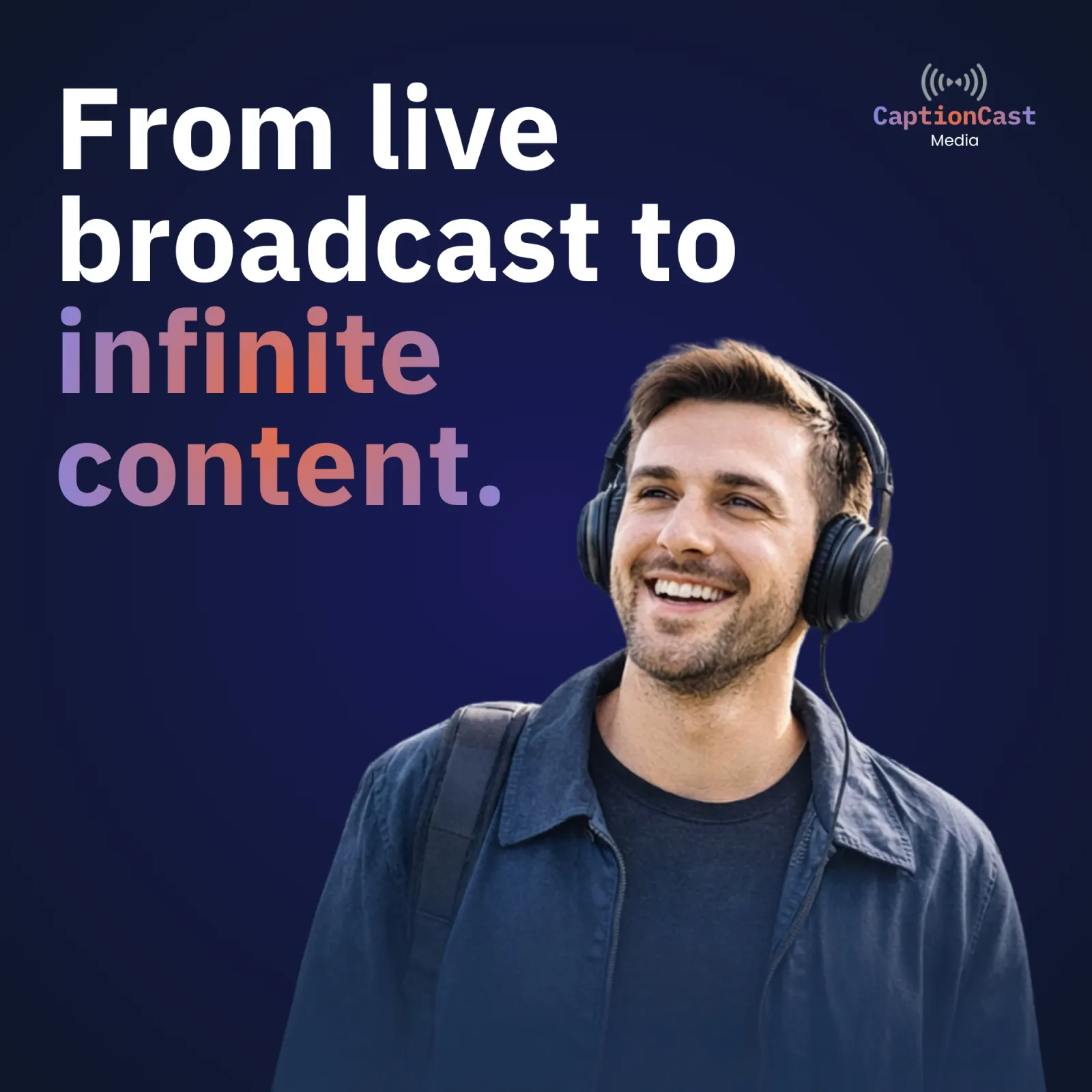 Live radio content turned to podcasts for ondemand or new radio shows to be broadcasted.