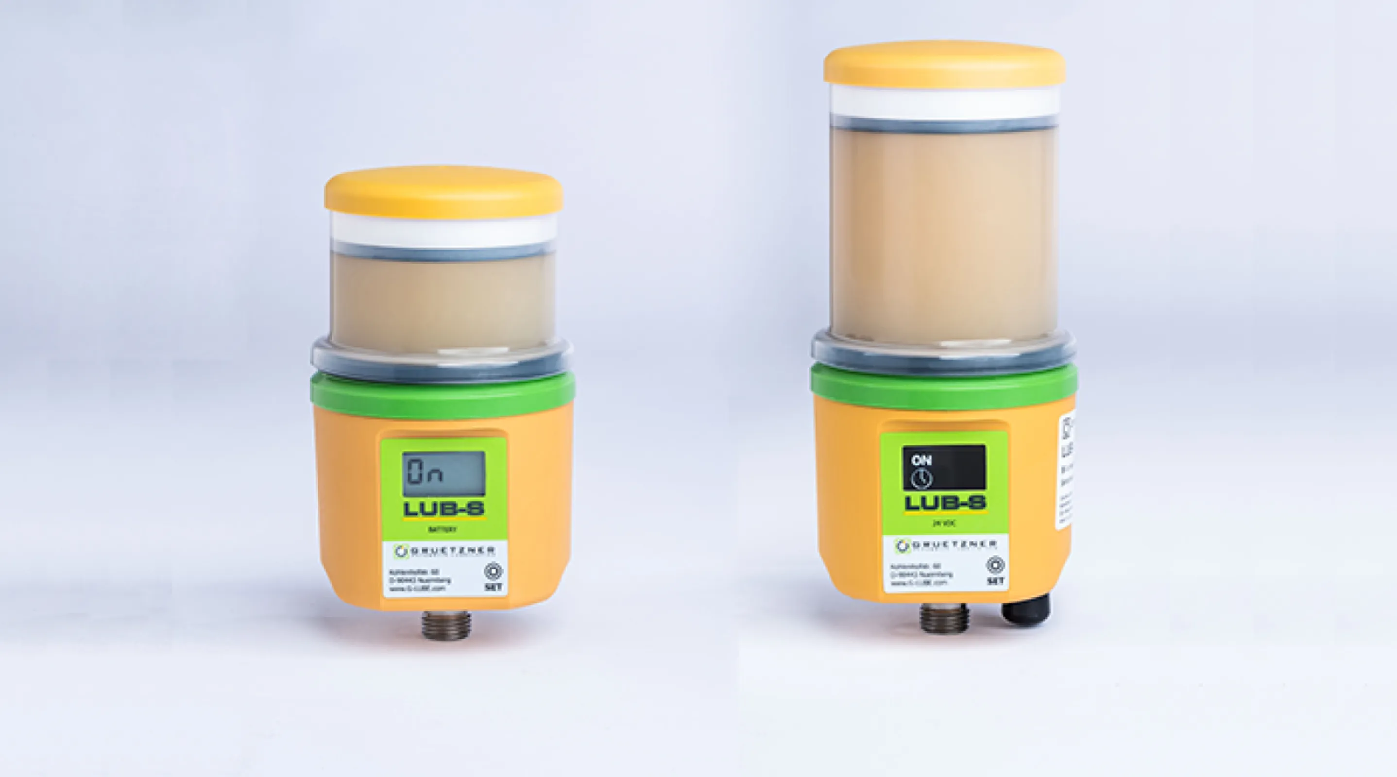 LUB-S-V: lubricator in 2 sizes