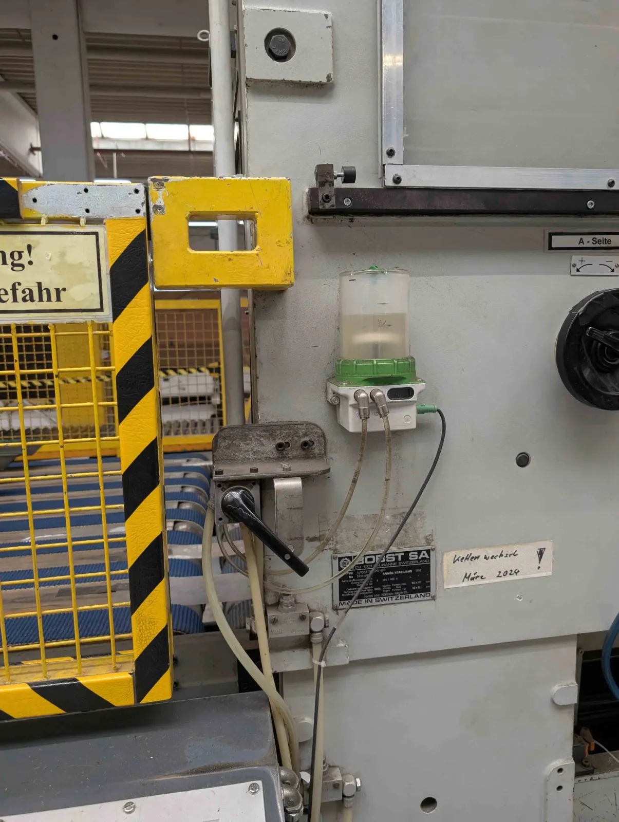 Lubrication system Lubricus V-2 in use