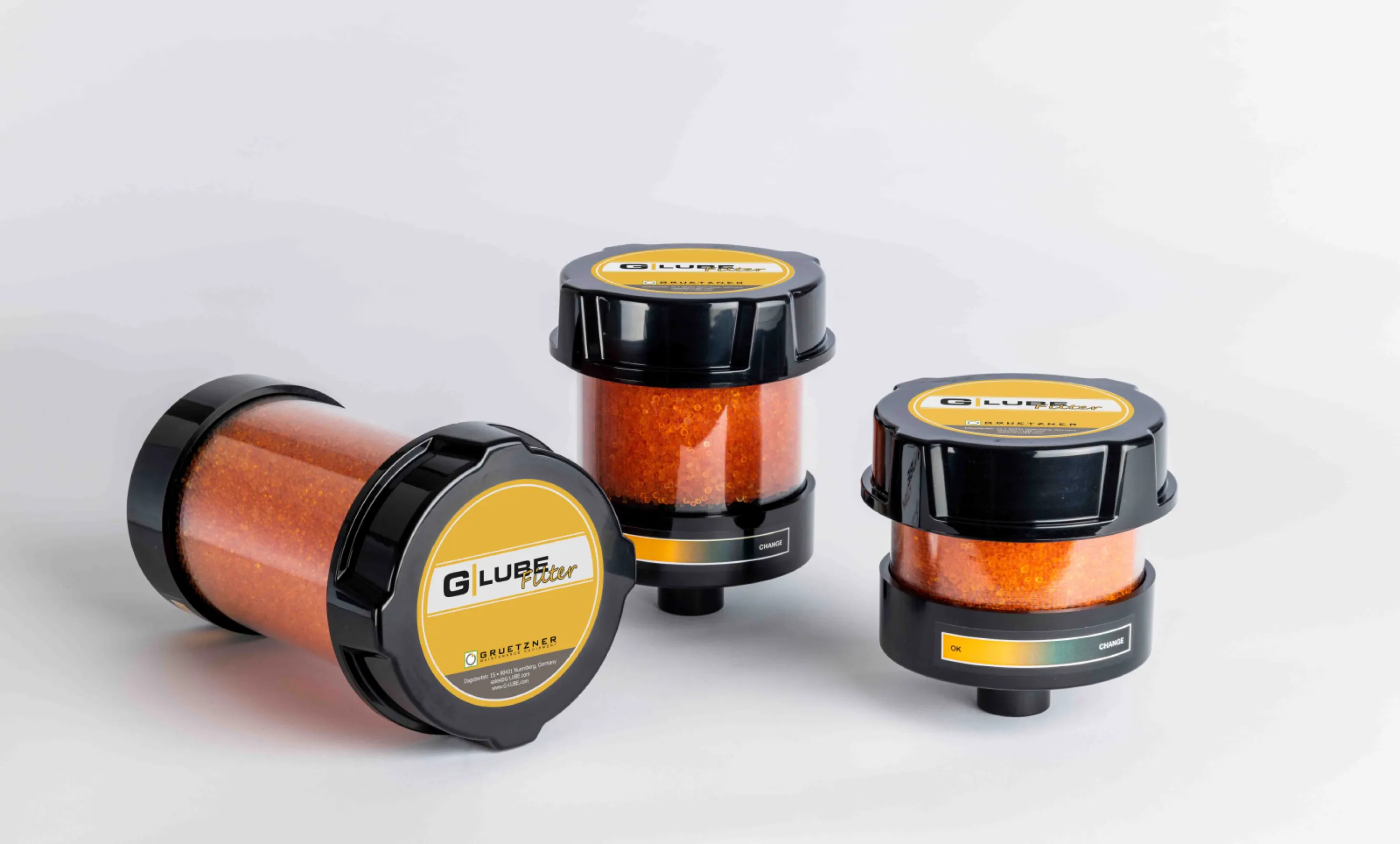 G-LUBE Filters: Available in 3 sizes