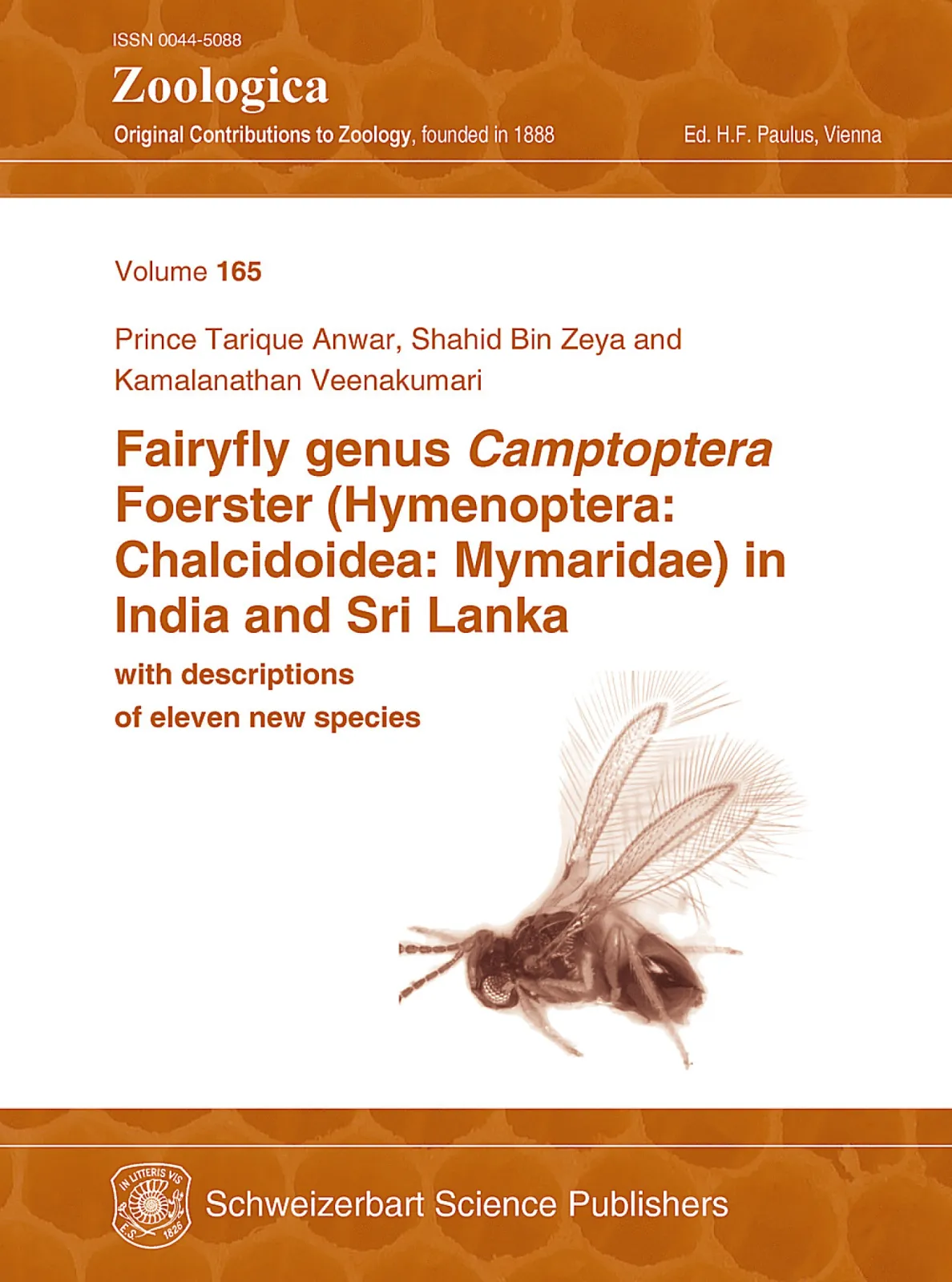 Zoologica Vol. 165 Zoologica Vol. 165