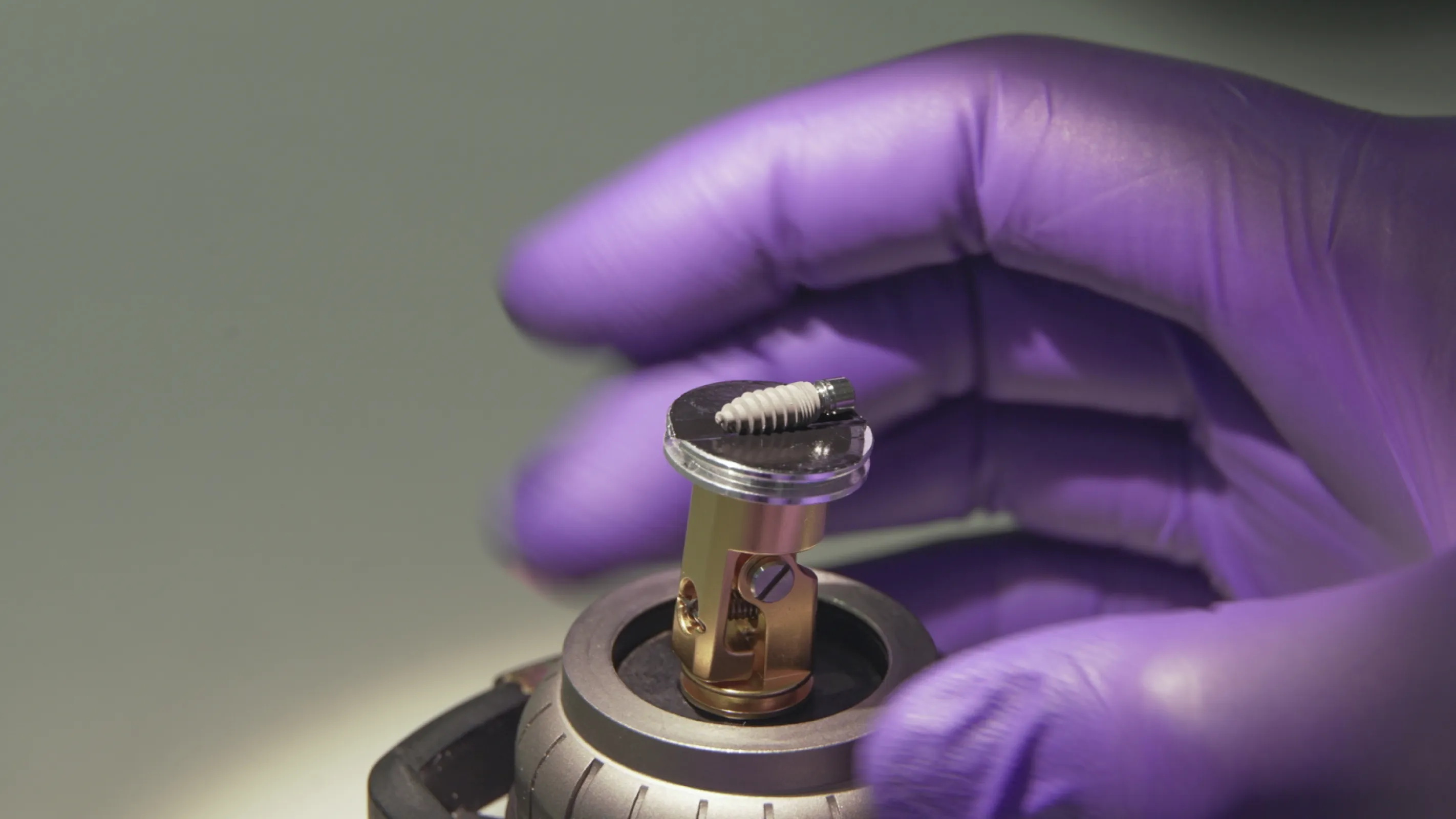 Placement of a dental implant before undergoing analysis