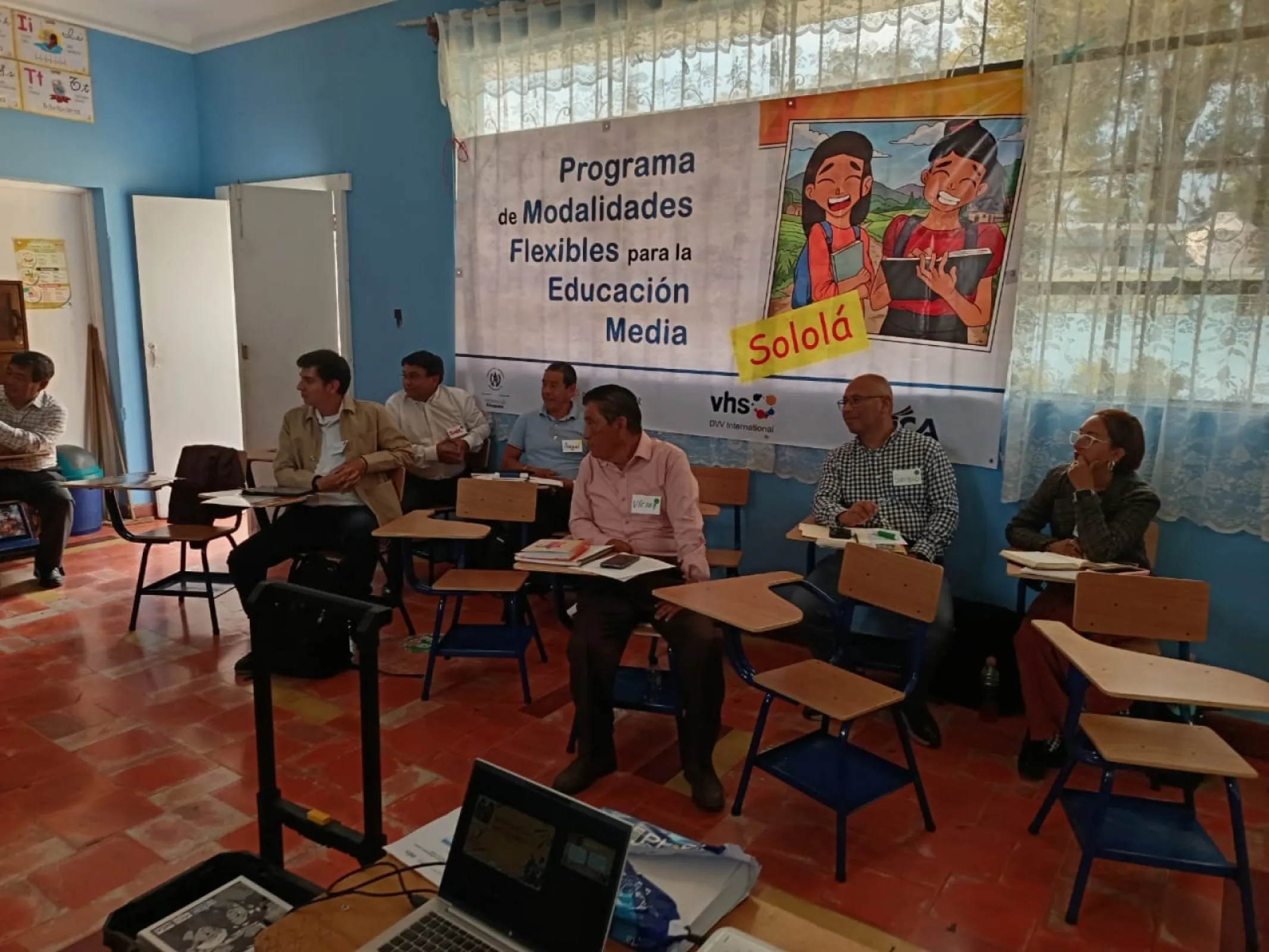 Workshop on using integrated comic-style guides