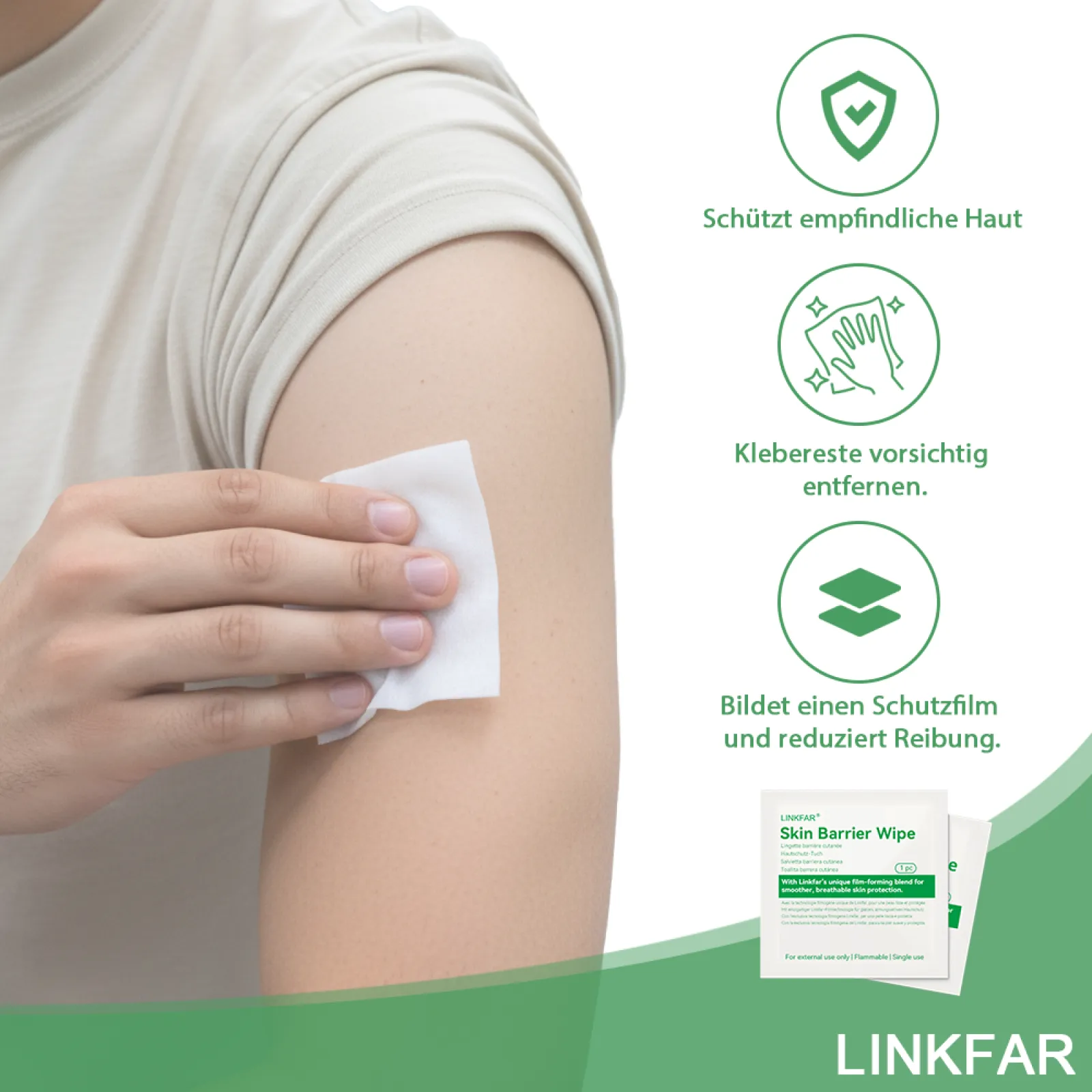 Linkfar Skin Barrier Wipe