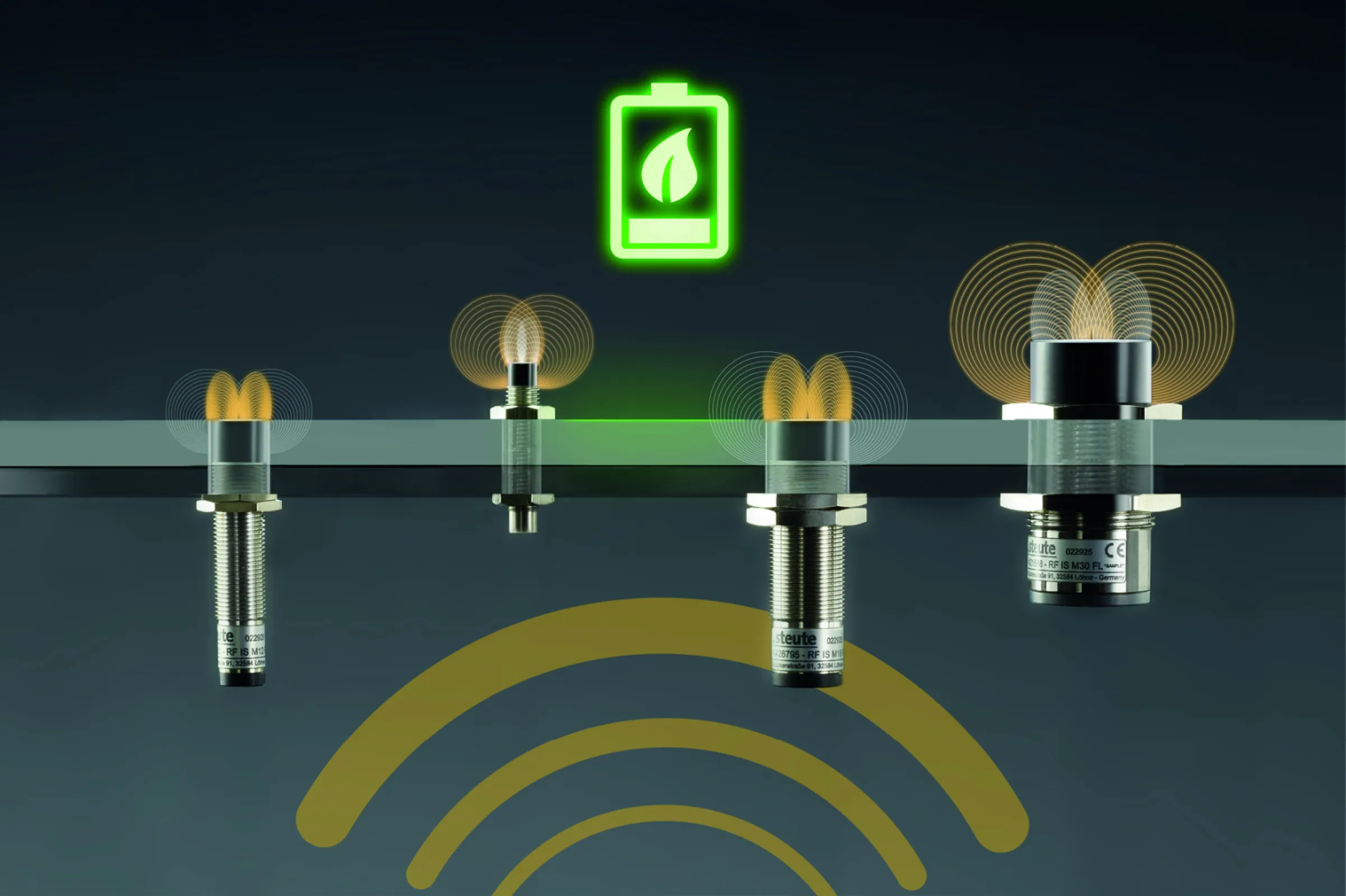 Wireless inductive sensor