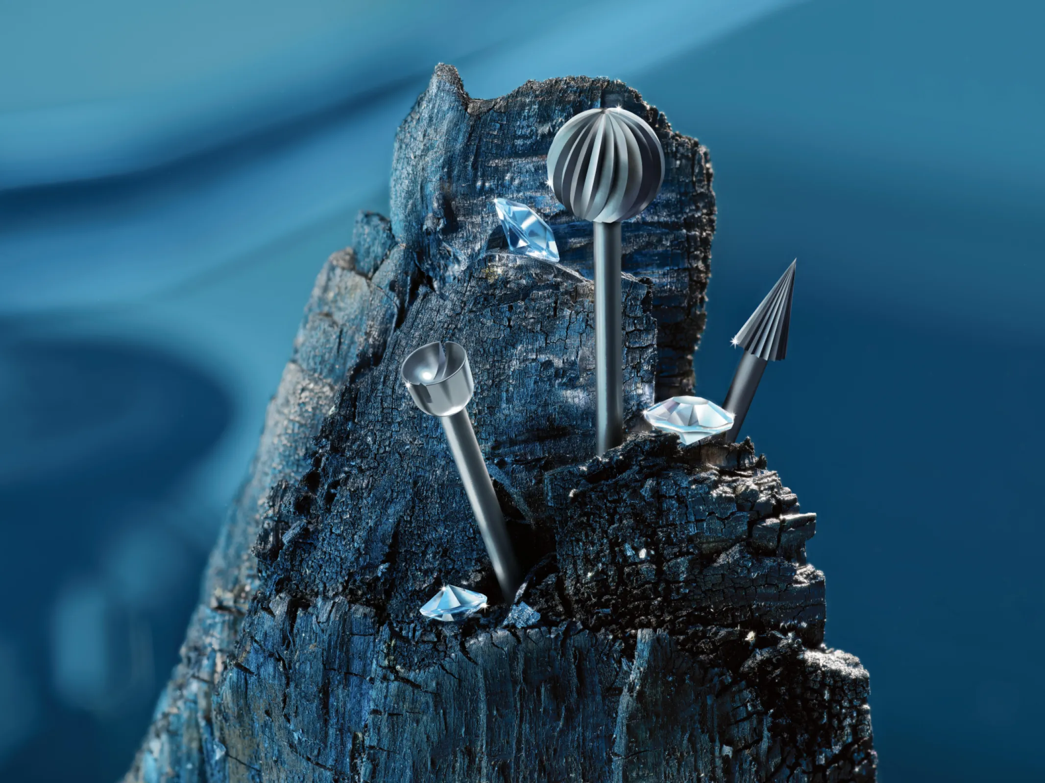 NIQUA SUPER Q Jewellery Burs - Precision burs in various shapes for versatile jewellery work. Designed for accurate cutting, shaping and stone setting with maximum control, durability and consistent performance.