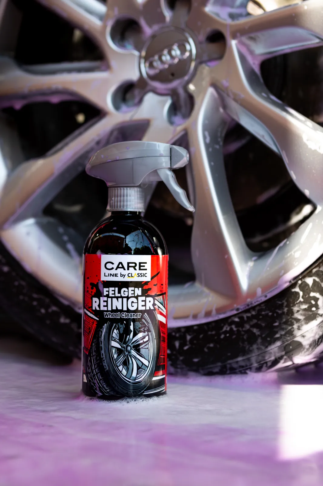 Acid-free rim cleaner