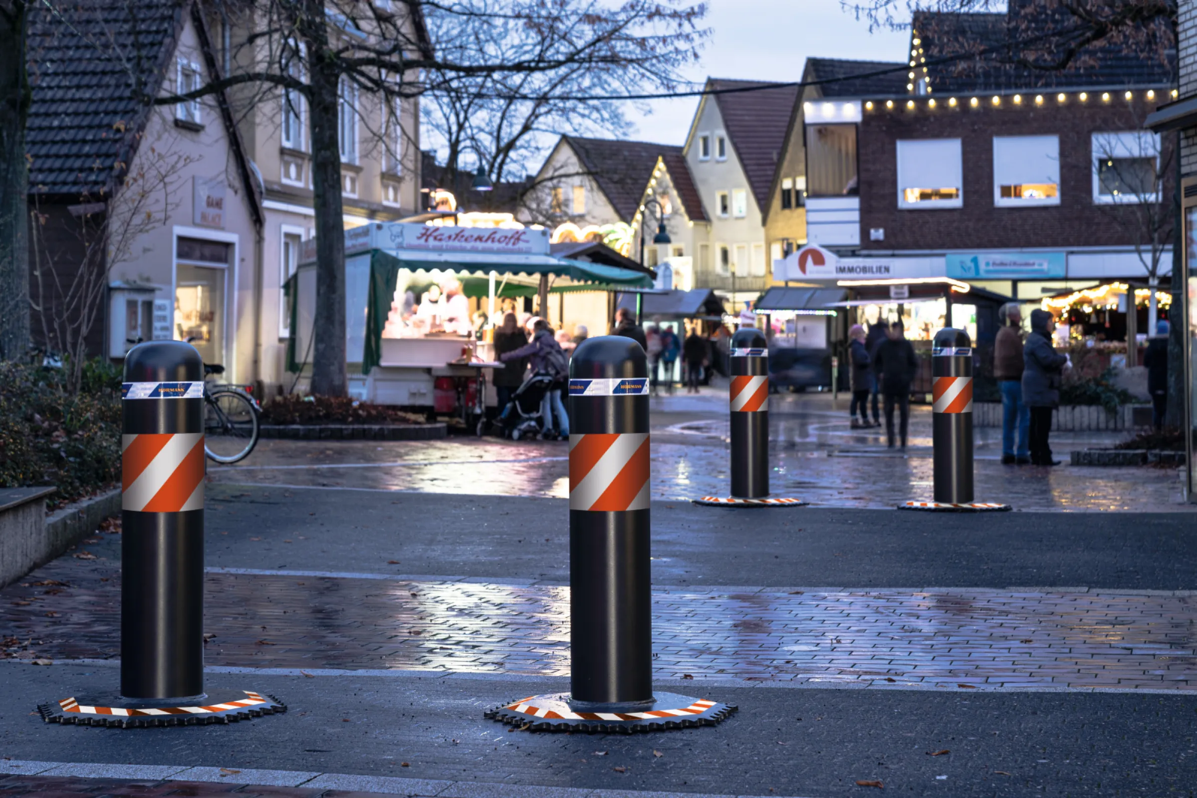 Mobile vehicle barrier OktaBlock