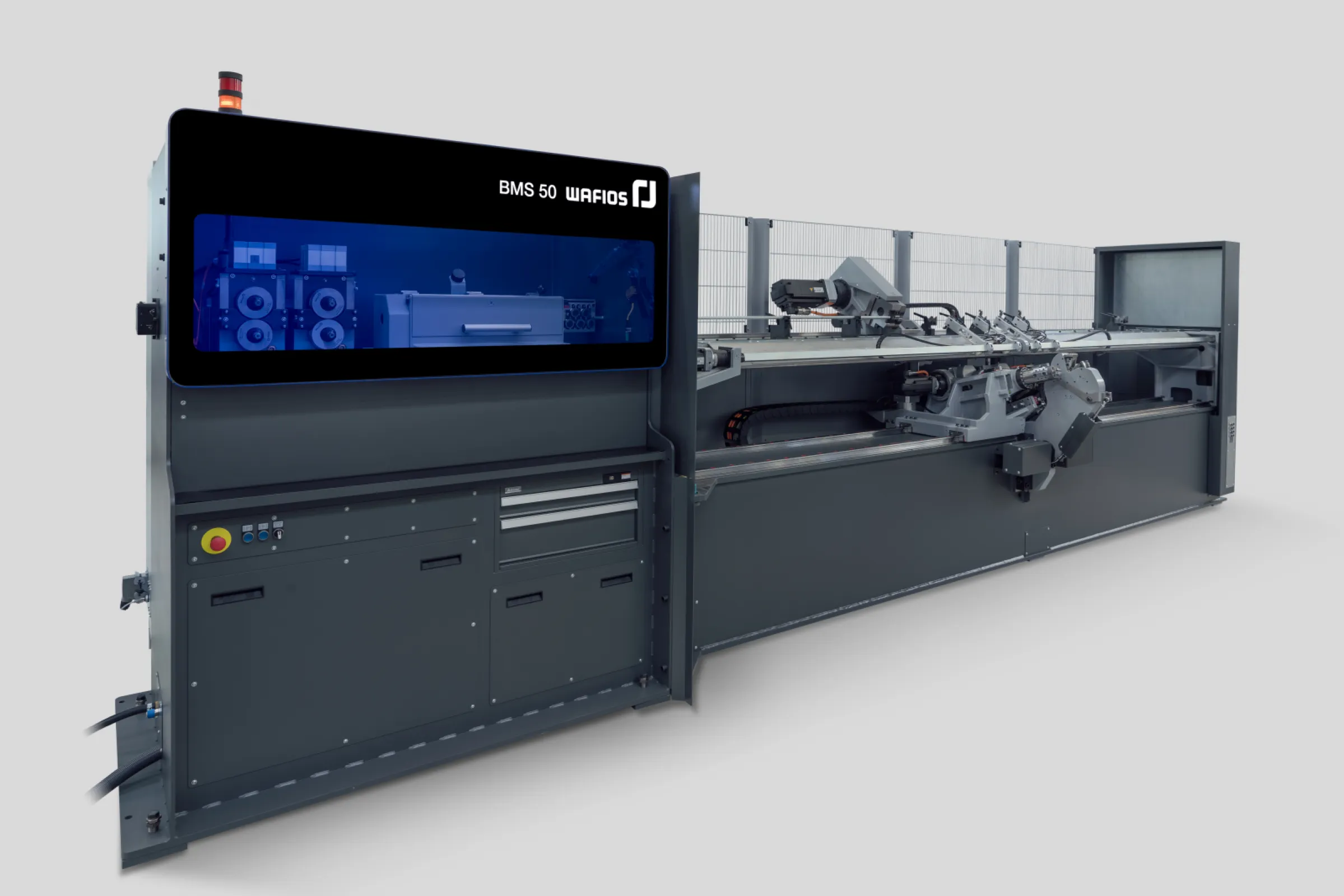 CNC-Controlled Dual-Head Bending Machine BMS 50