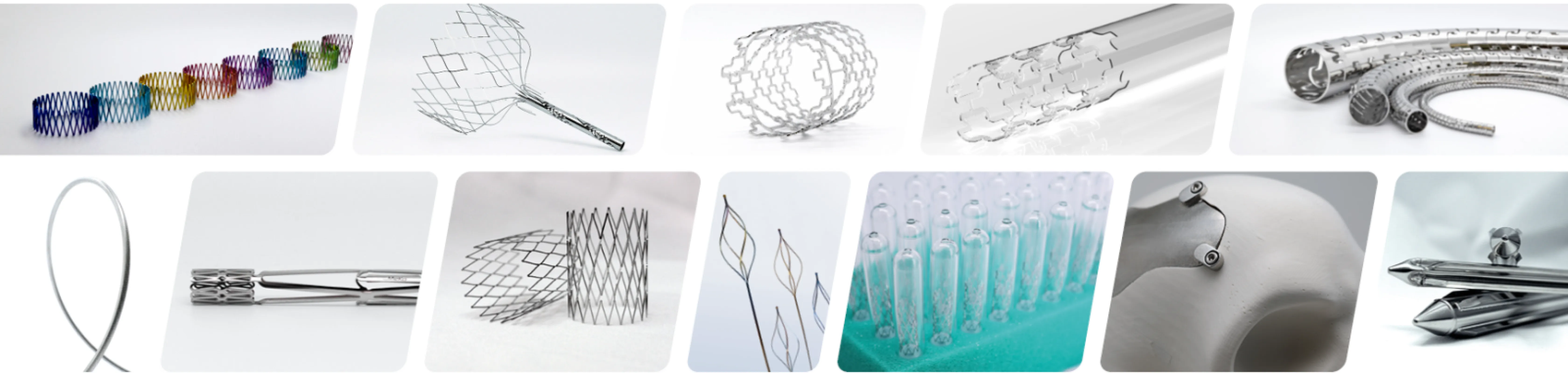 Wide range of medical device components