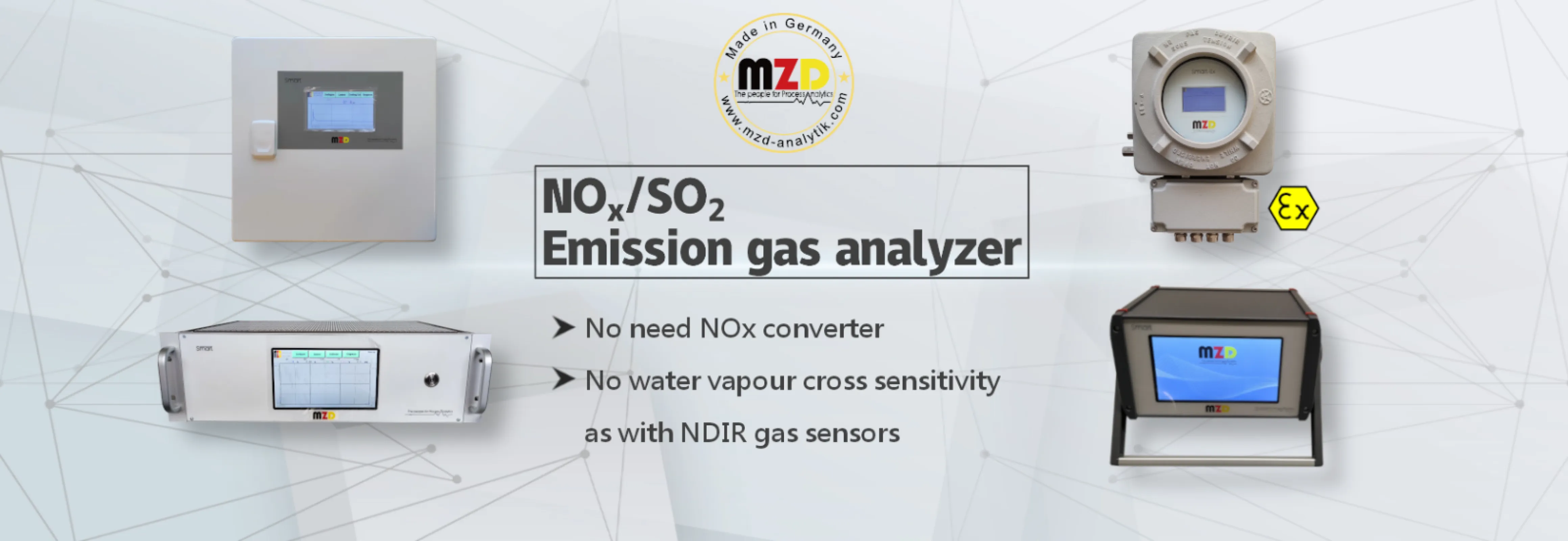 Ultraviolet/Infrared photometry Analyzer(NDUV,UVRAS,NDIR)