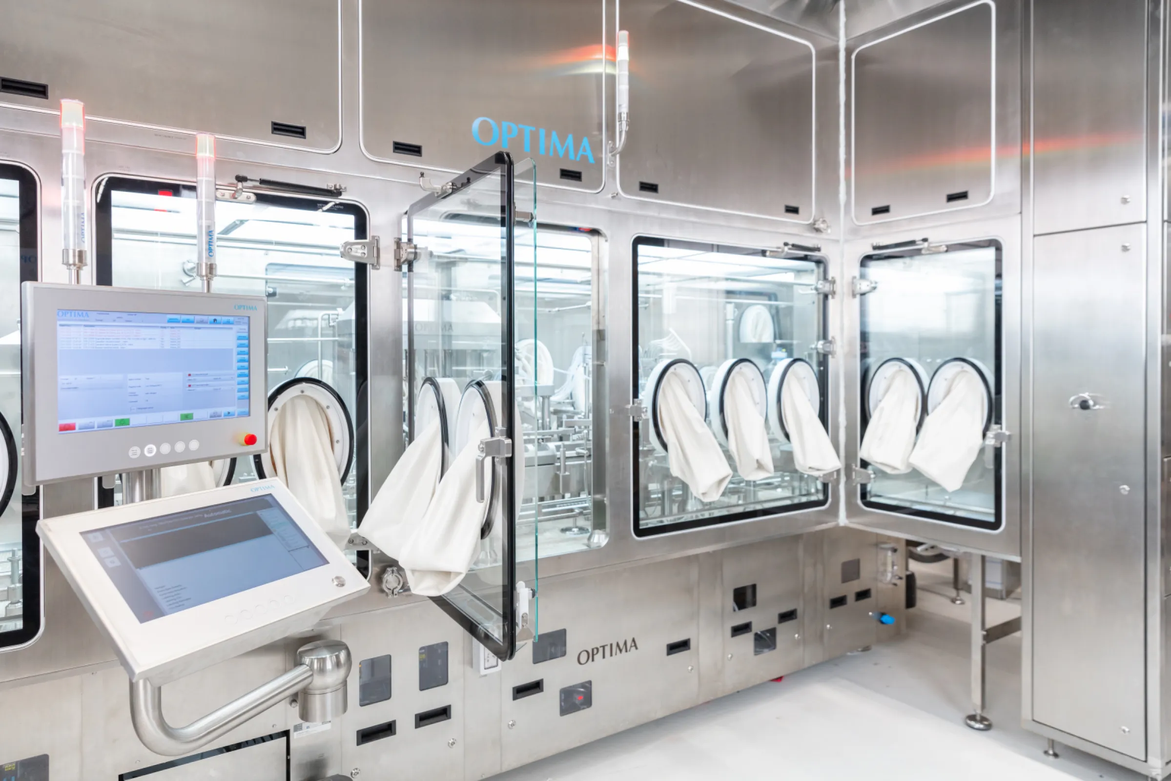 Turnkey line with isolator