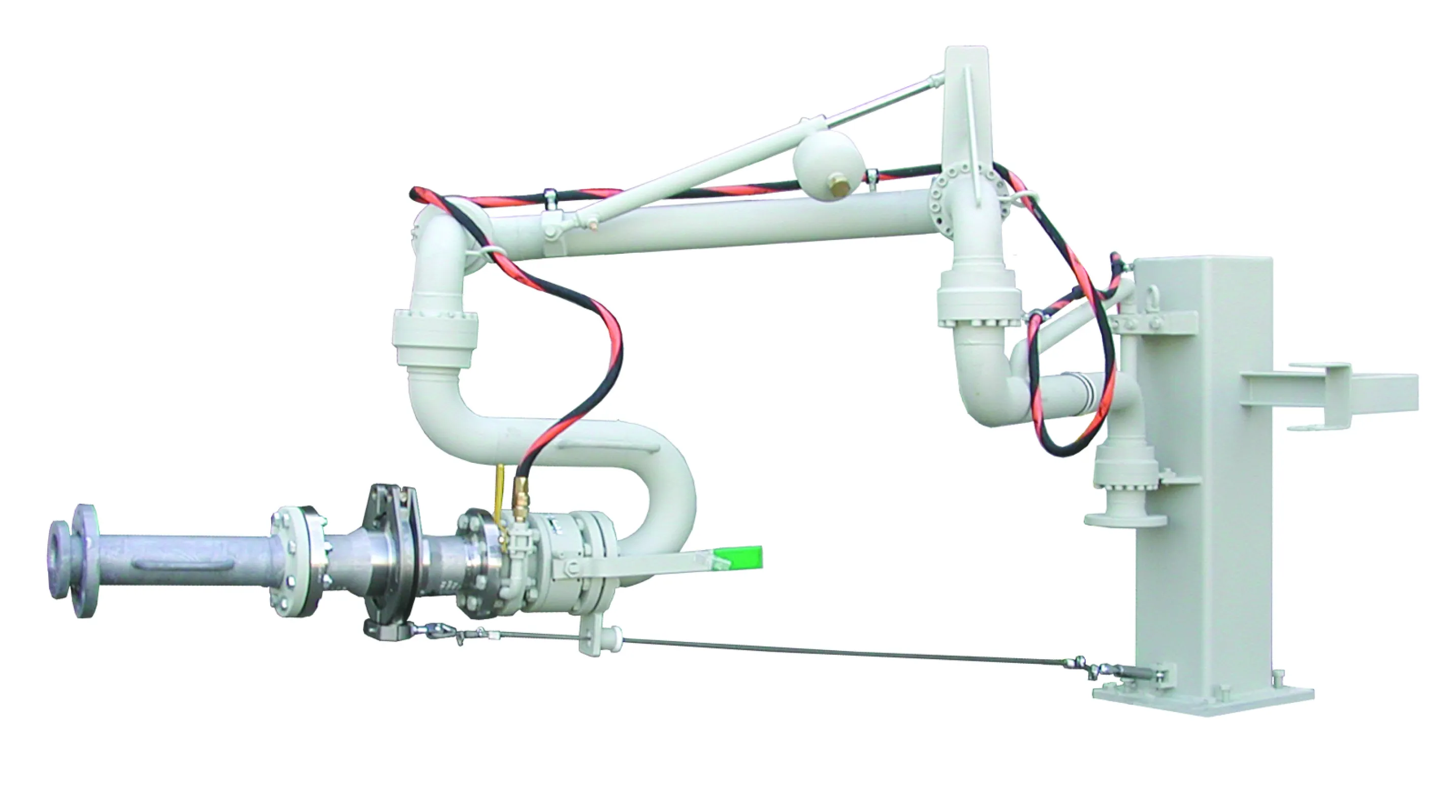 Loading arm station with one loading arm