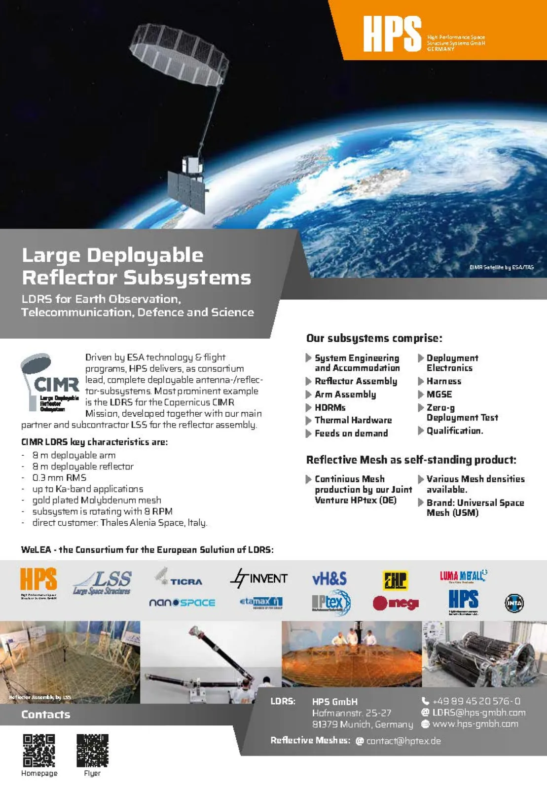 Large Deployable Reflector Subsystems (LDRS)
