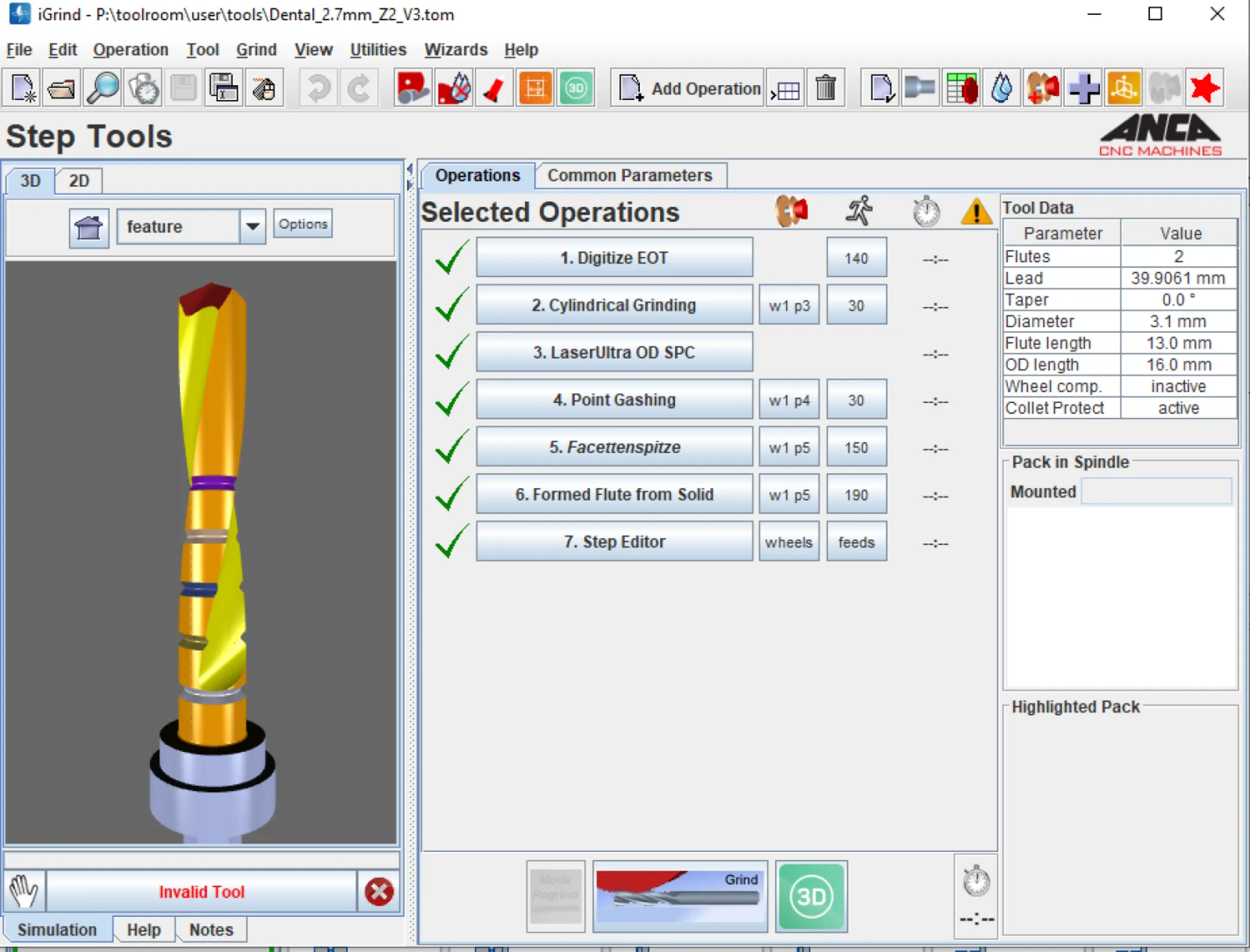 Software to design dental and orthopedic cutting tools
