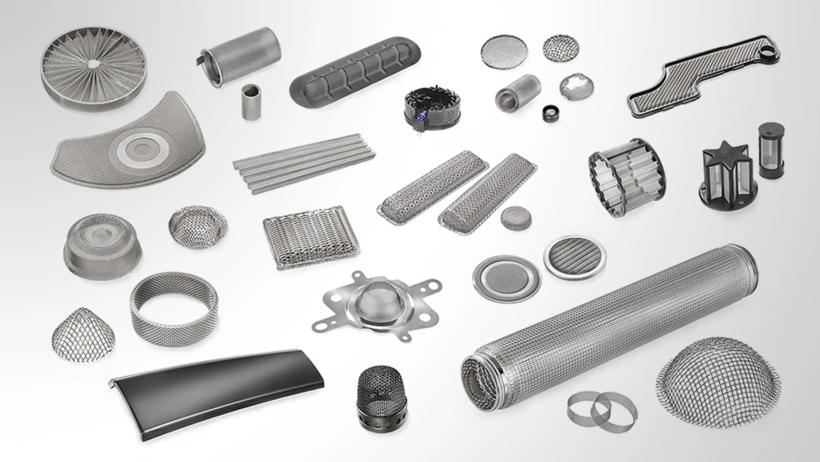 Metal filters and fabricated parts