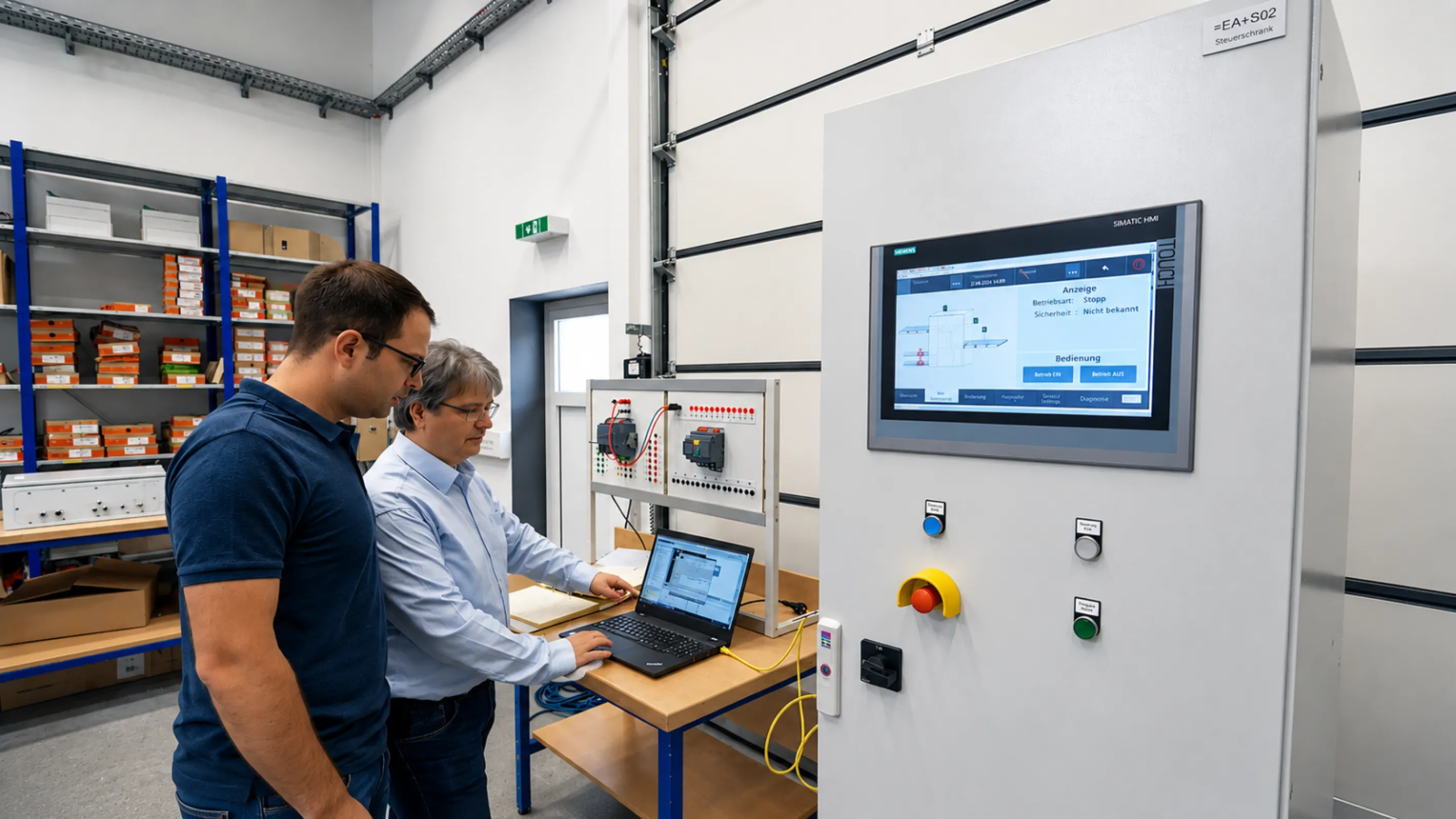 Commissioning and final testing of an automation control panel, ensuring reliable system performance and readiness for industrial operation.