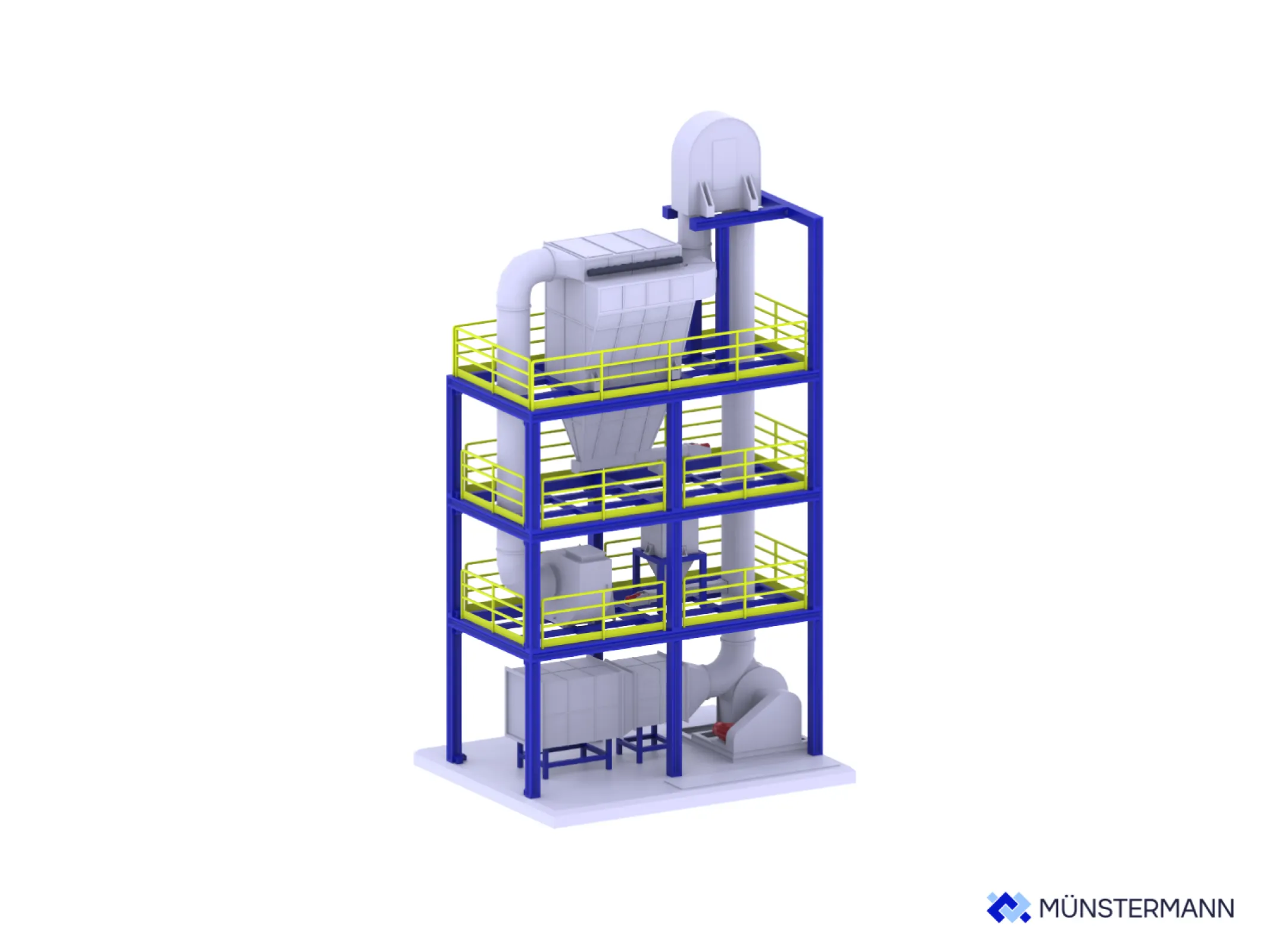 Flash Dryer for Powder Materials Flash Dryer for Powder Materials