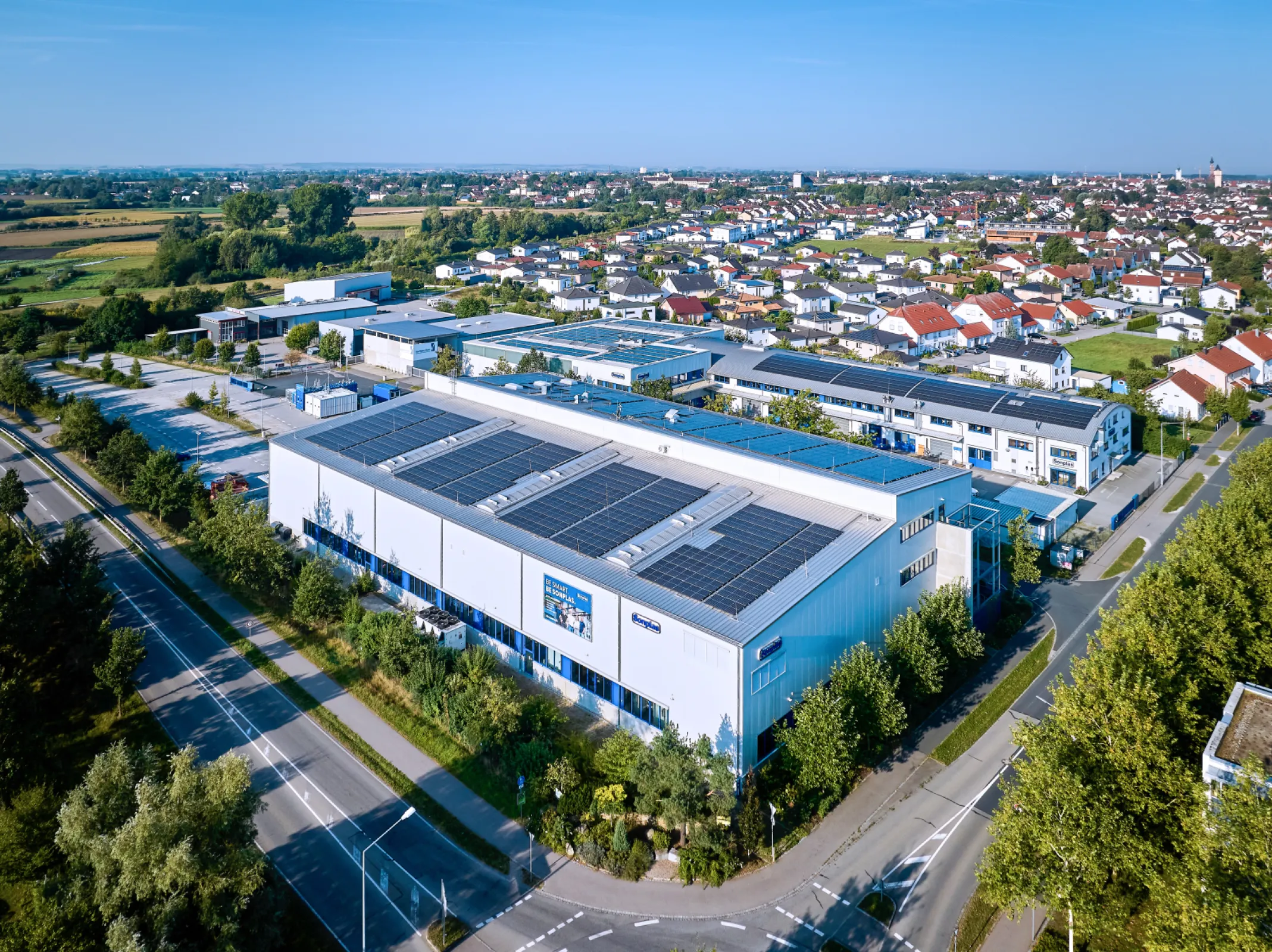 Headquarters of Sonplas GmbH in Straubing, Germany