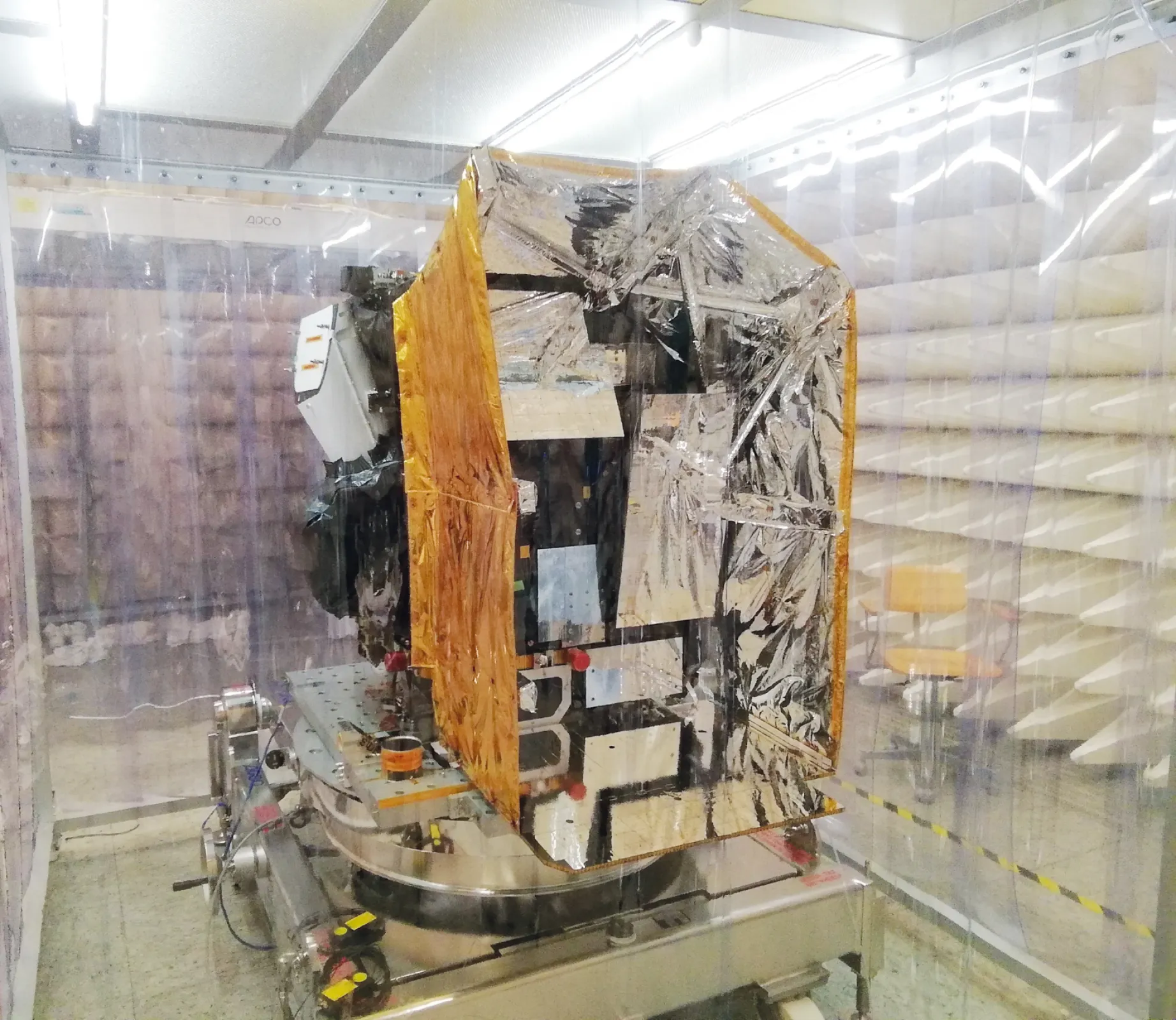 Sentinel 4 Instrument during MLI integration (HPS)