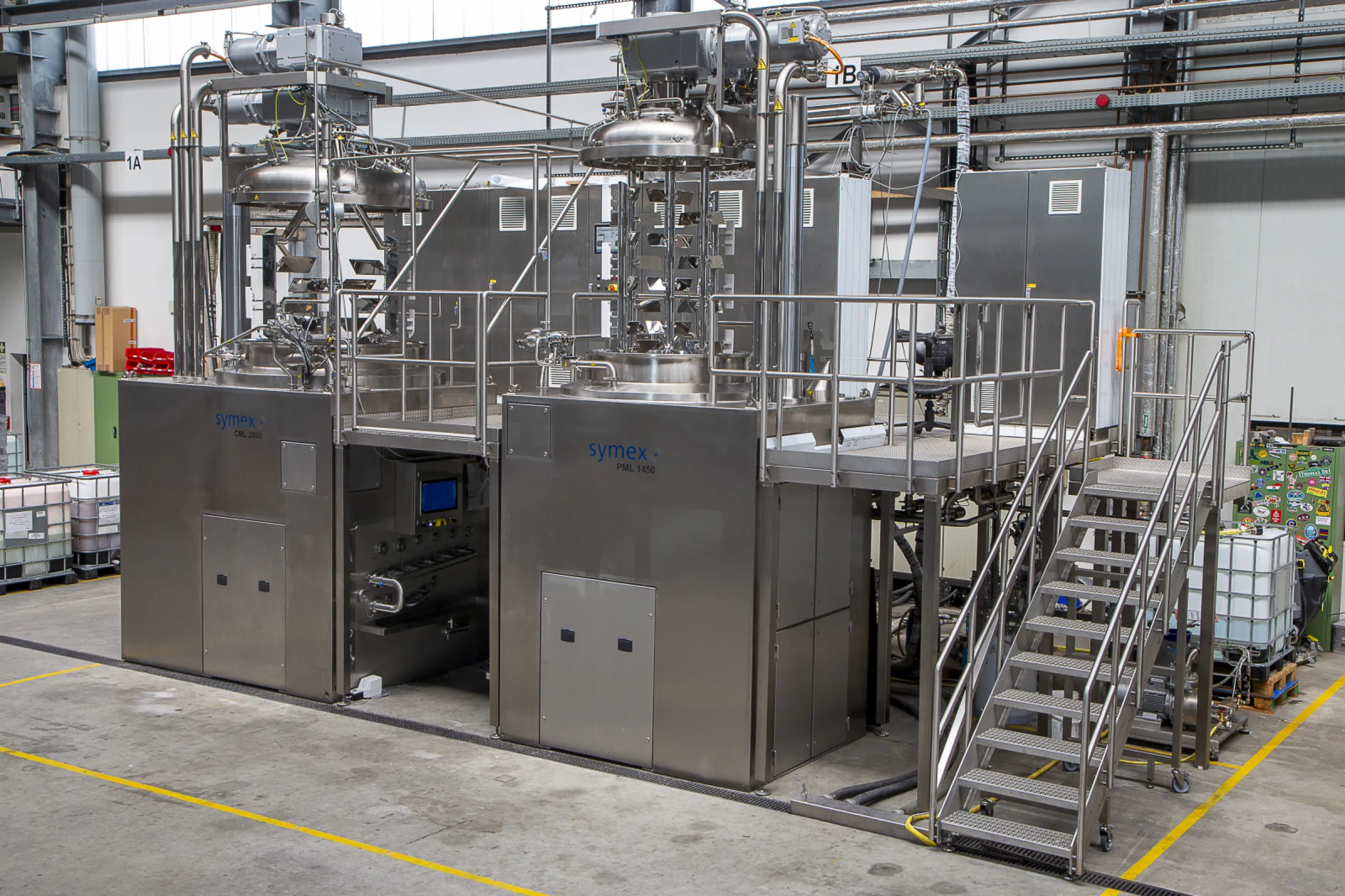 symex mixing system CML 2,00 + PML 2,100 liters for Pharma/ Healthcare and Cosmetics/ Personal Care.