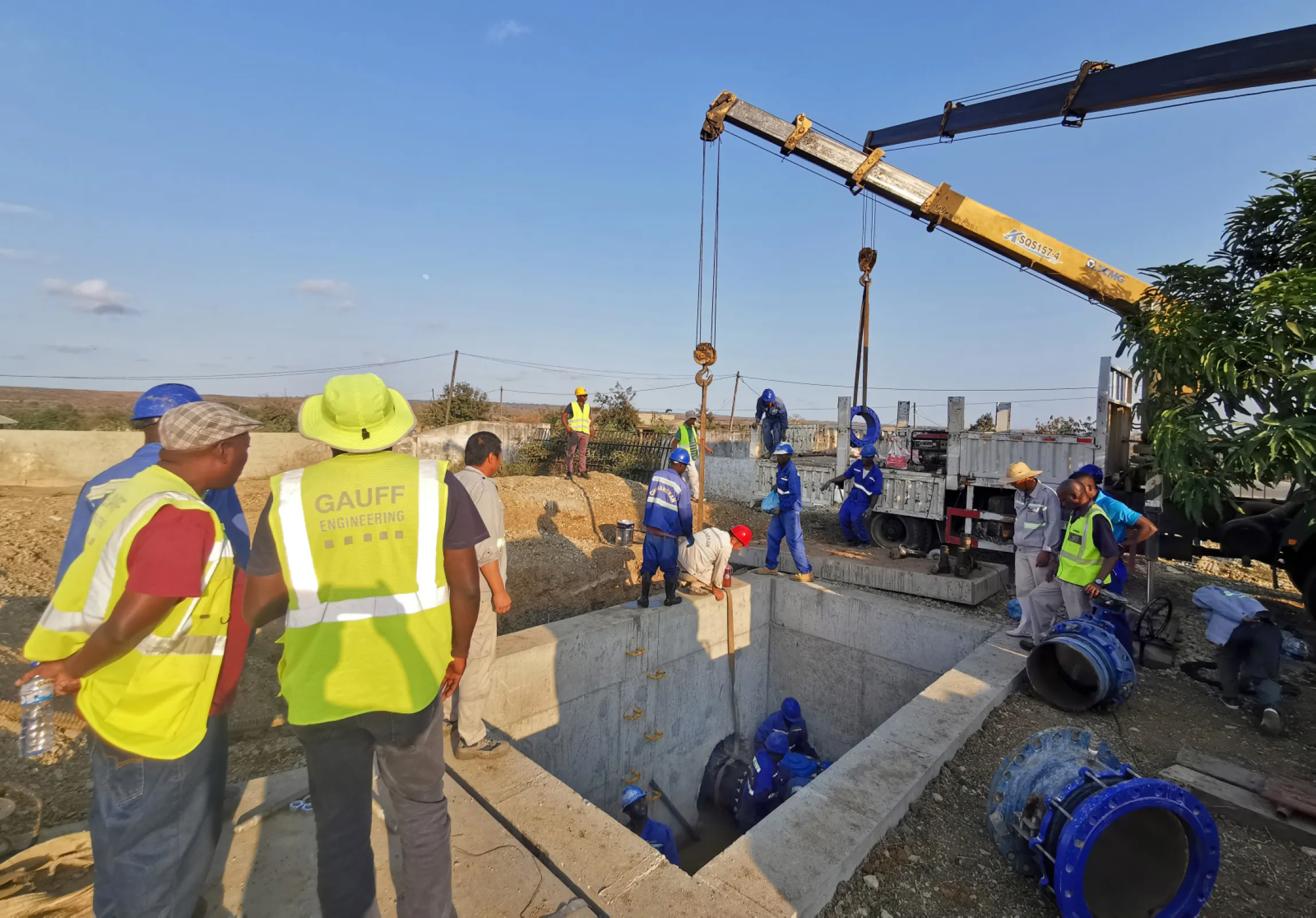 Site Supervision Transmission Mains Pemba