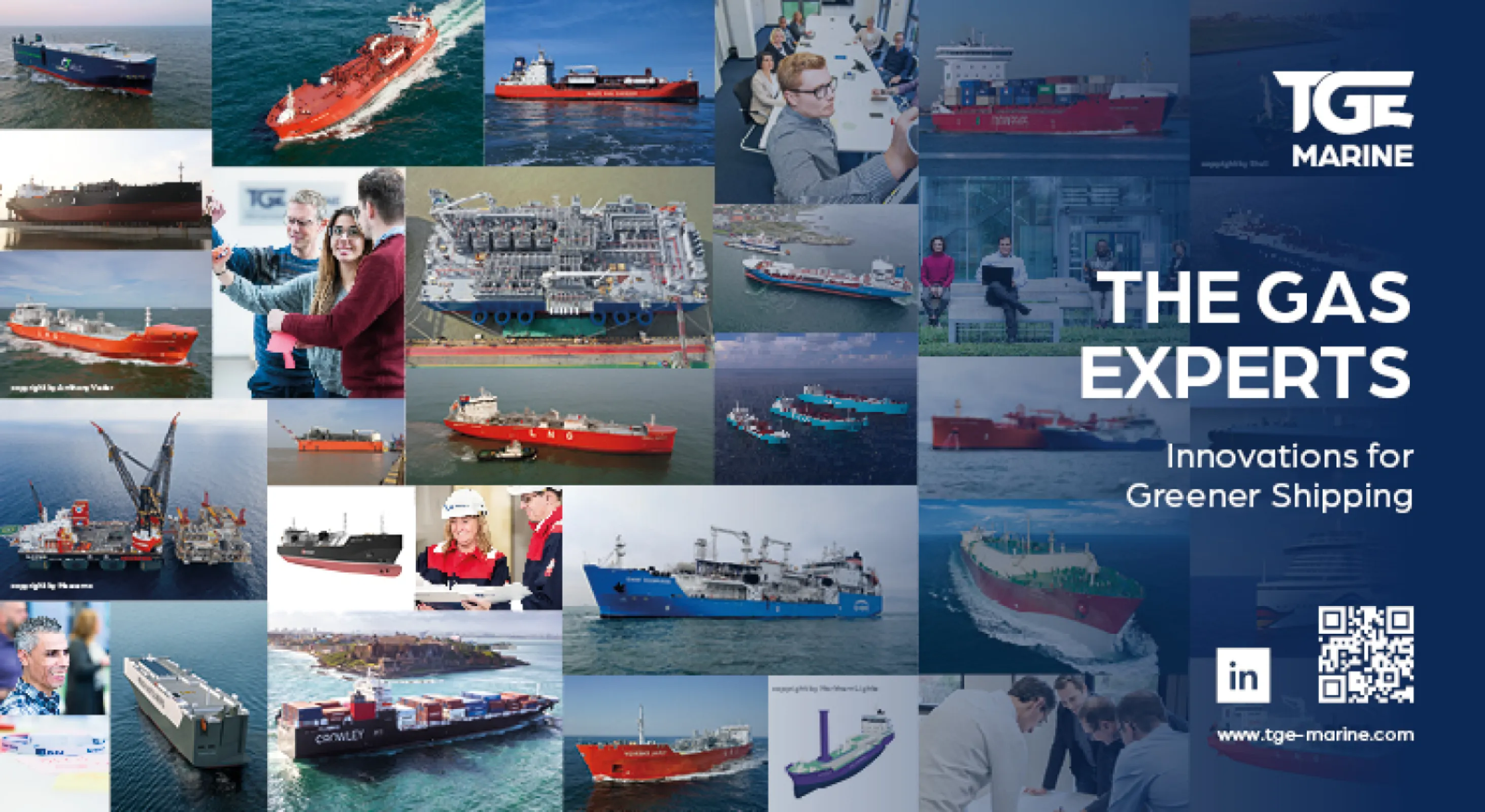 GAS EXPERTS for all kind of vessels and cryogenic gases (LPG, LEG, Ethane, Ammonia NH3, CO2 & LNG)