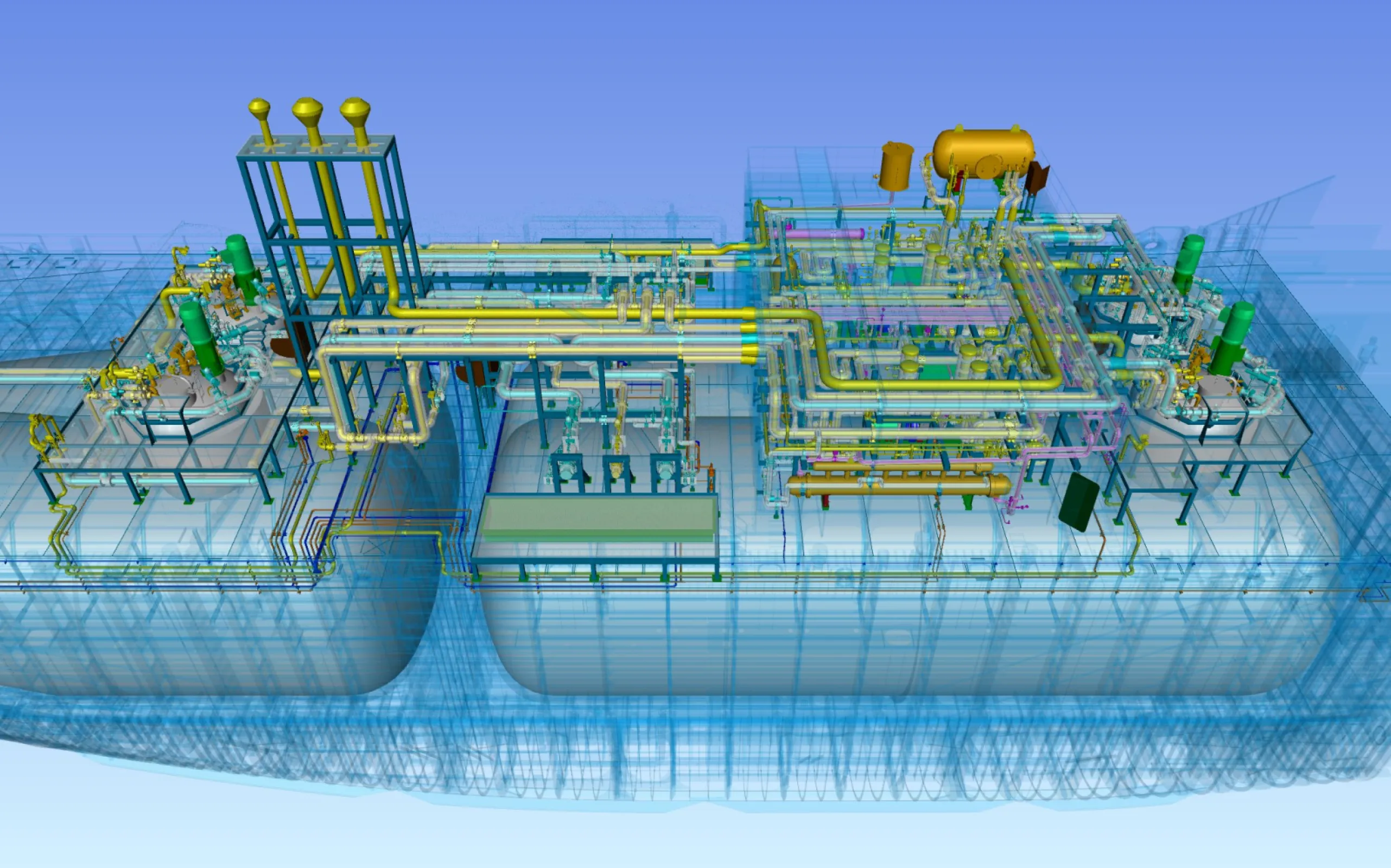 3D Vision of a Bunker Vessel