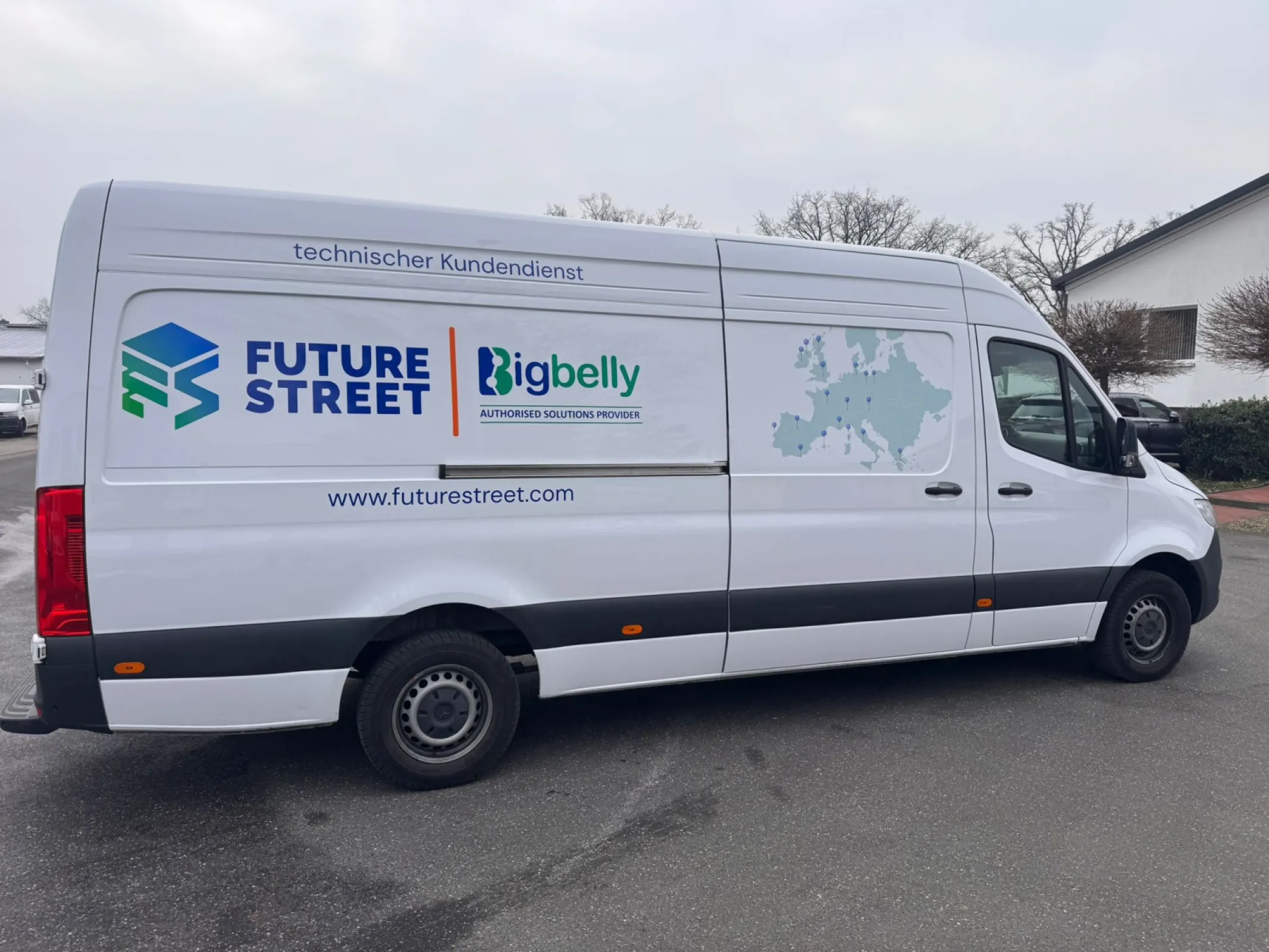 Company Van with Branding