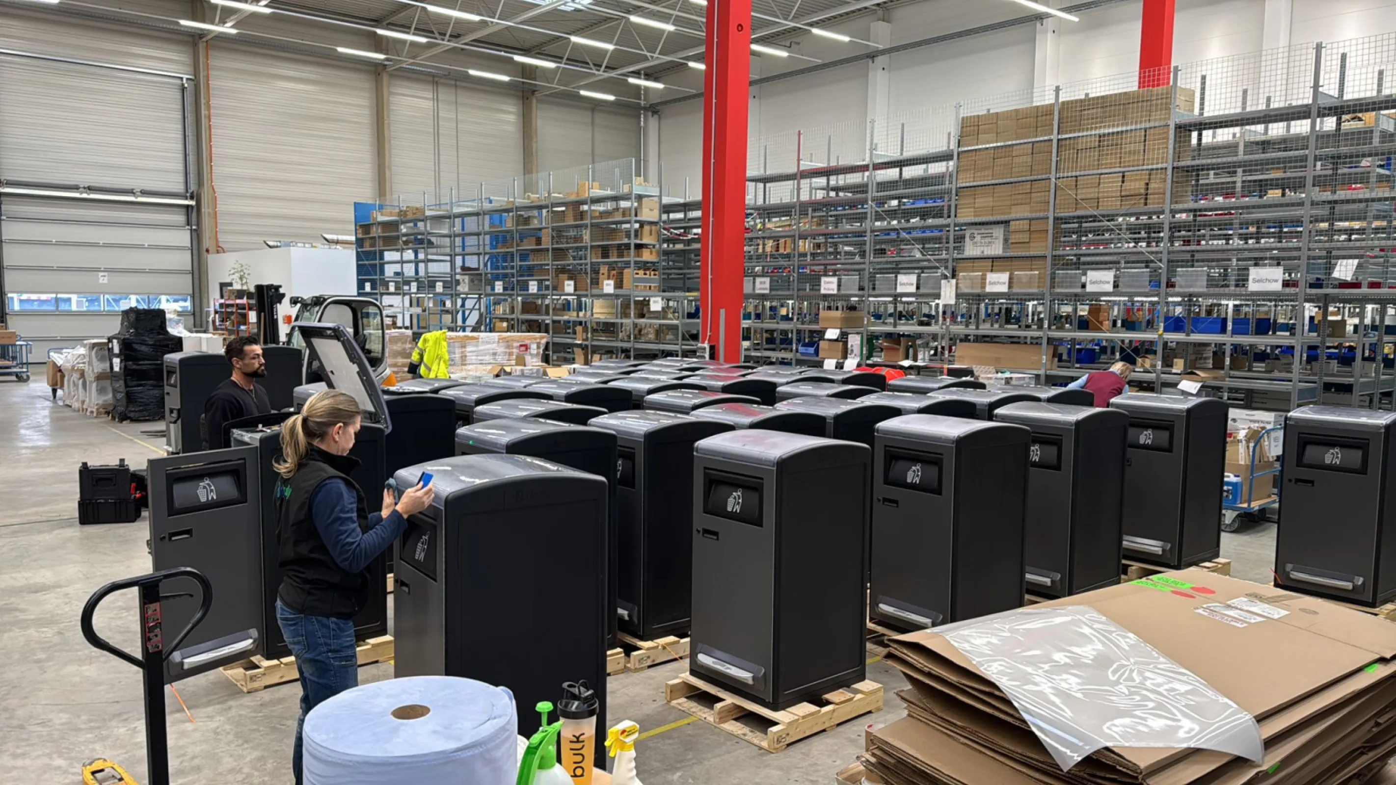 Preparing units for install