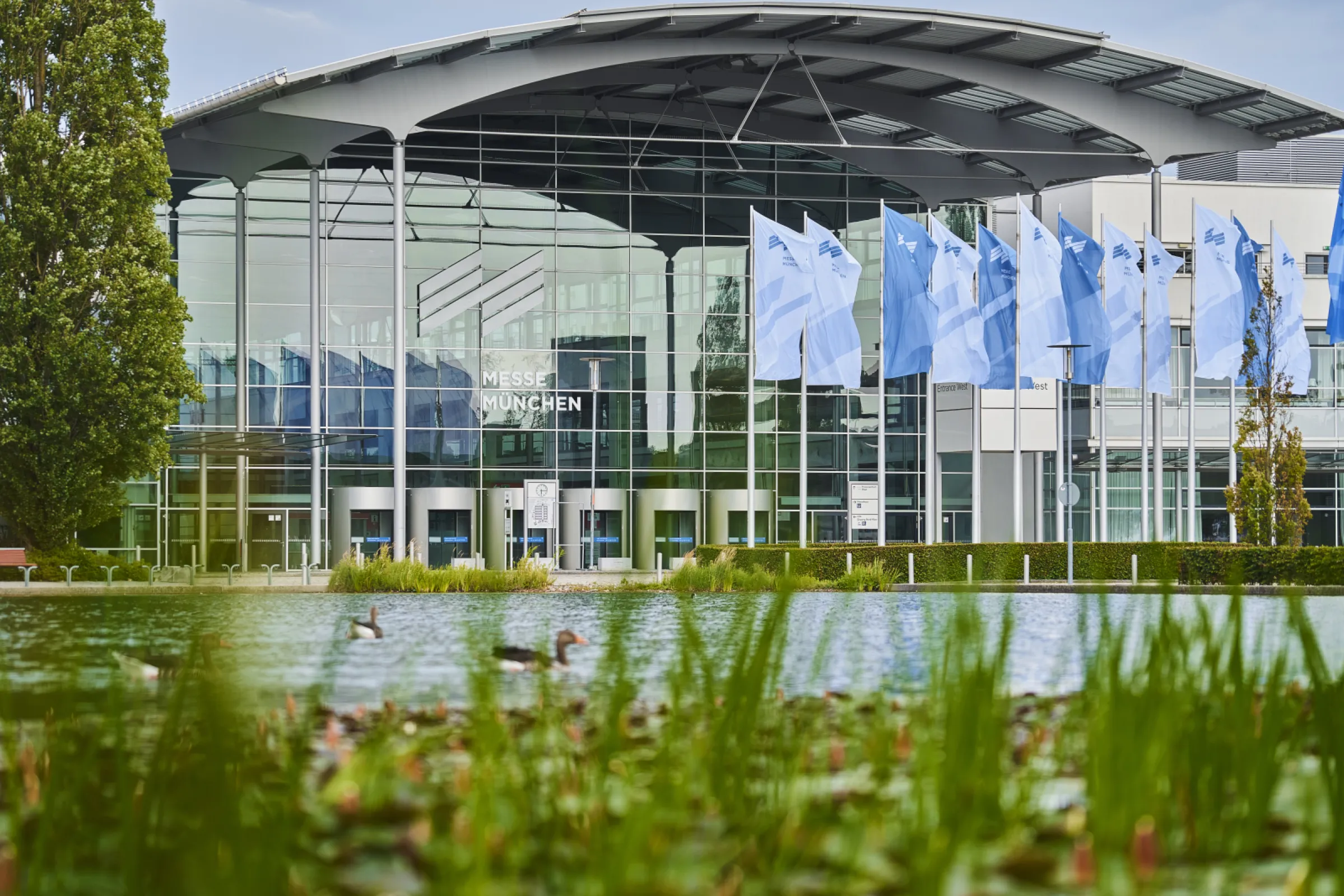 Trade Fair Center Messe München - West Entrance