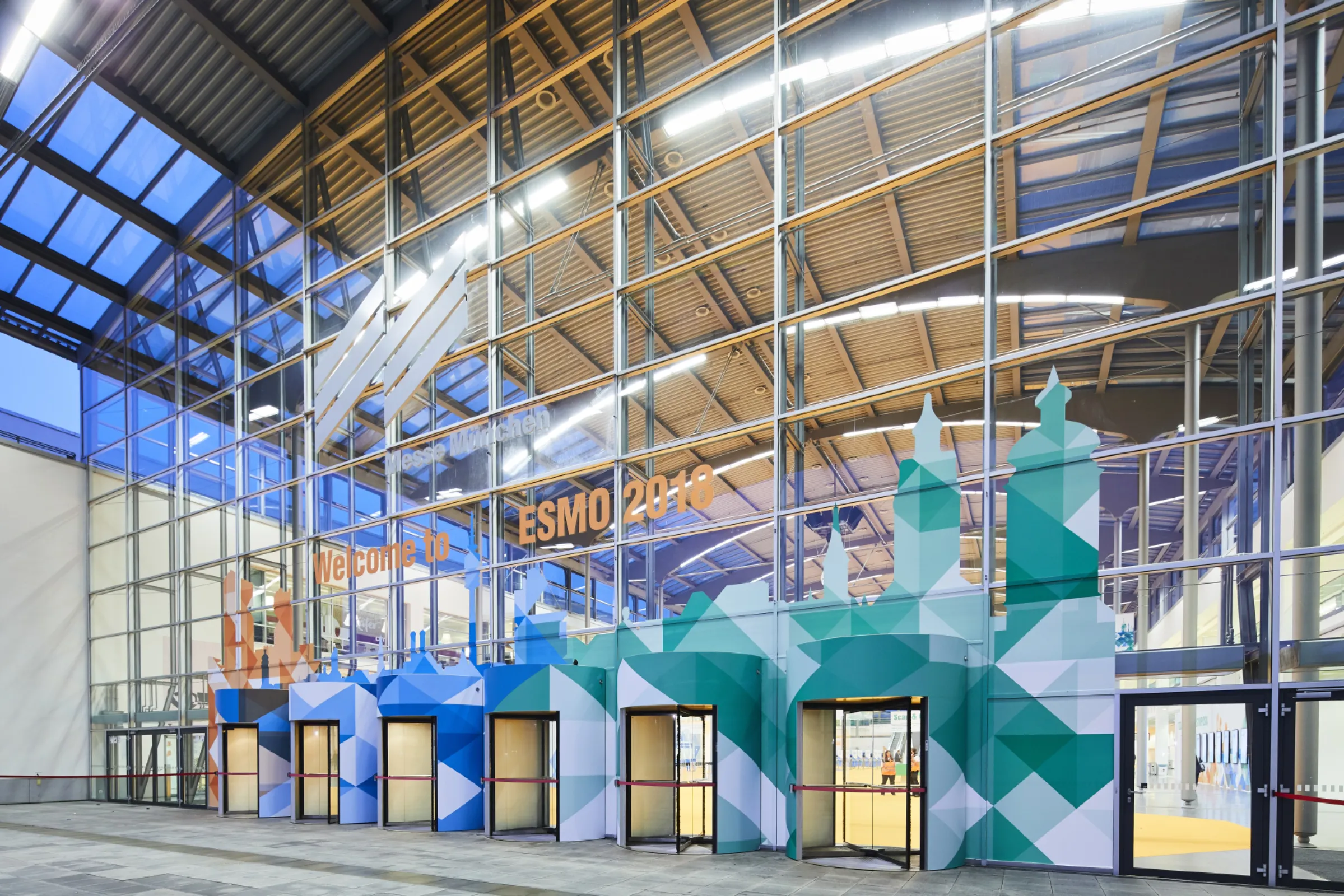 Trade Fair Center Messe München - West Entrance