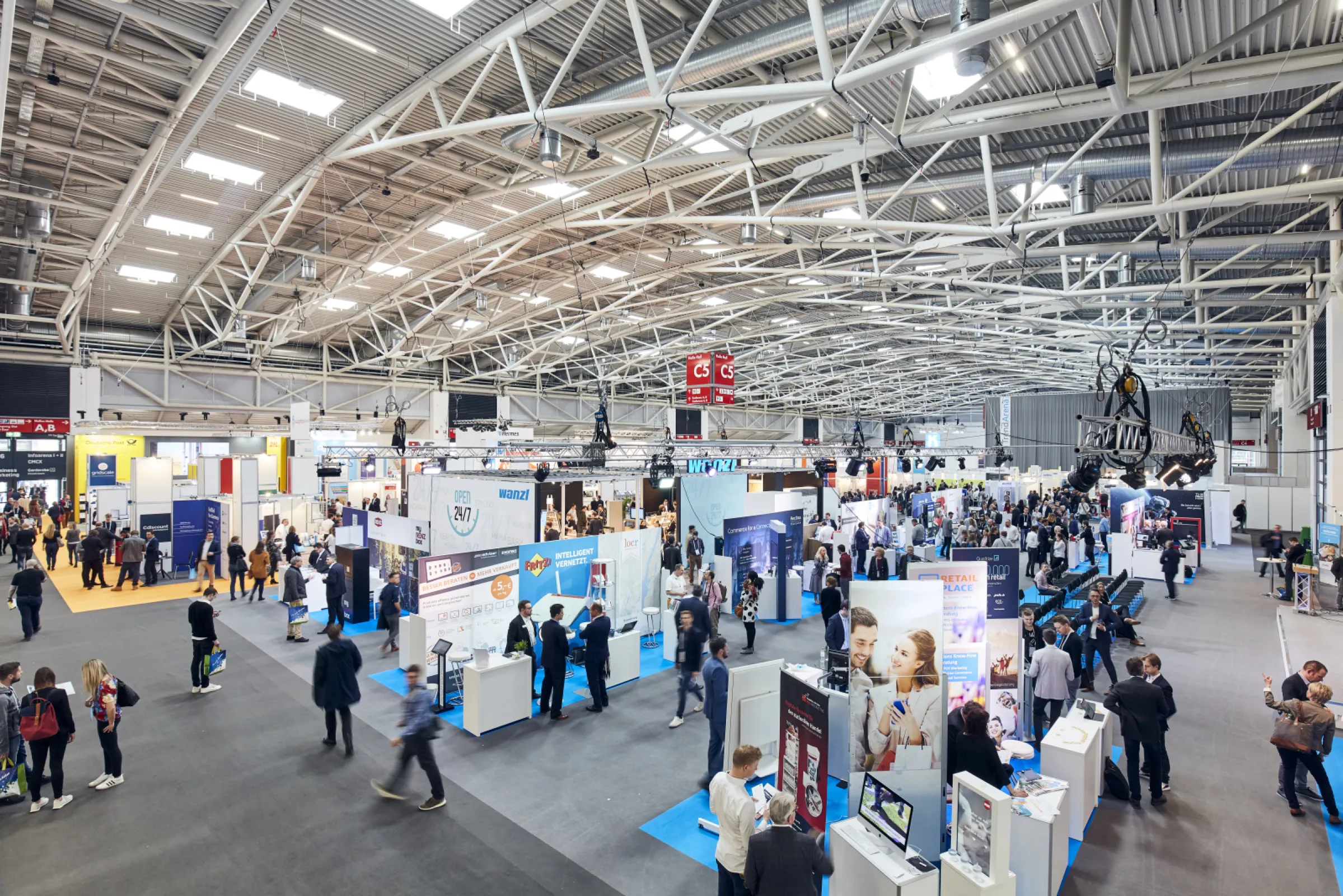 Trade Fair Center Messe München - Exhibition in hall C5
