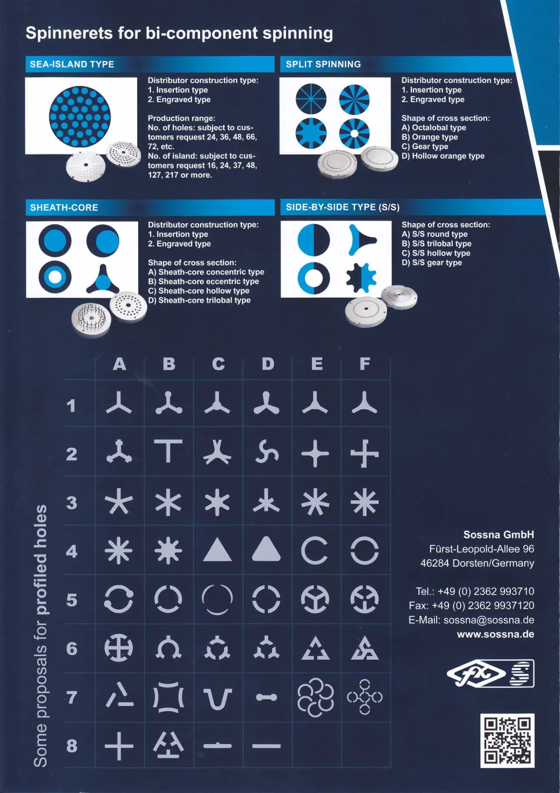 Sossna Catalogue