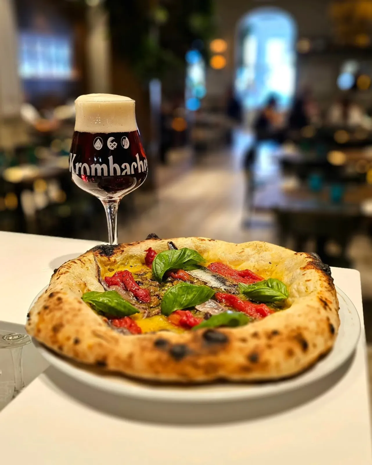Different beer for different dishes.