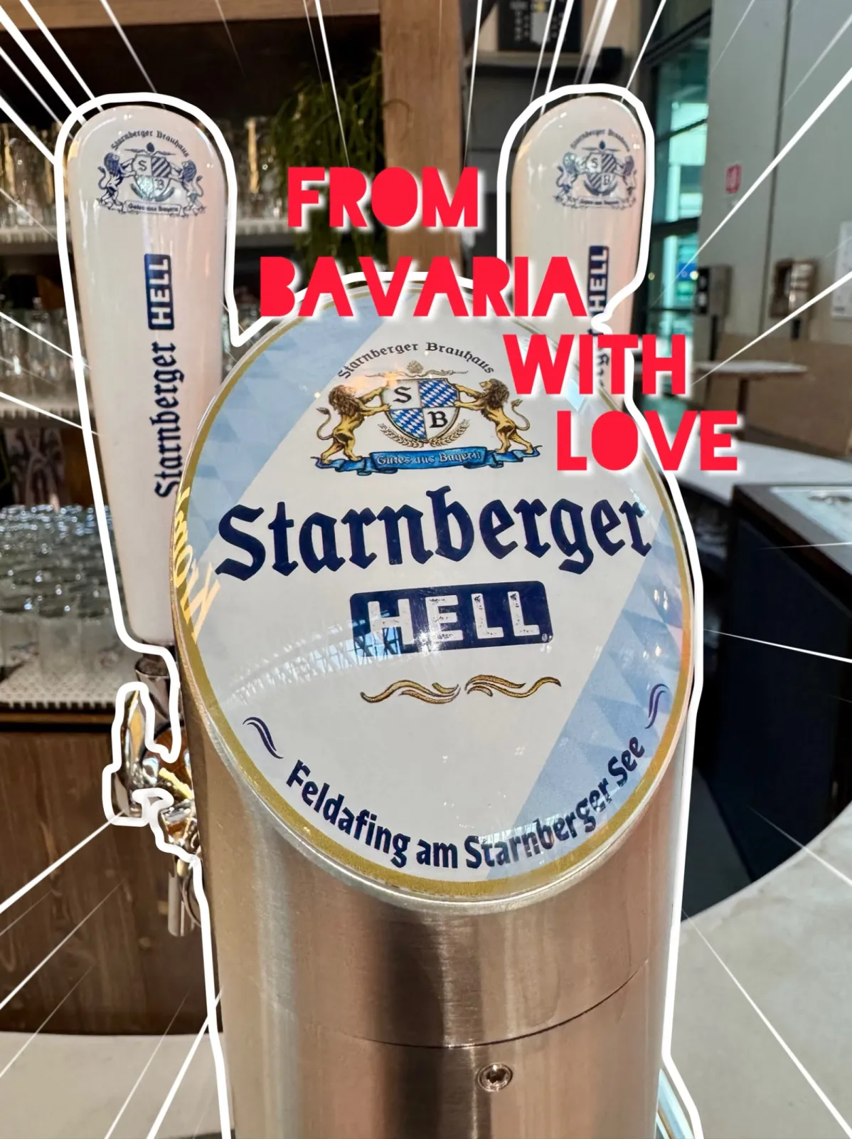Pure Bavarian beer culture.