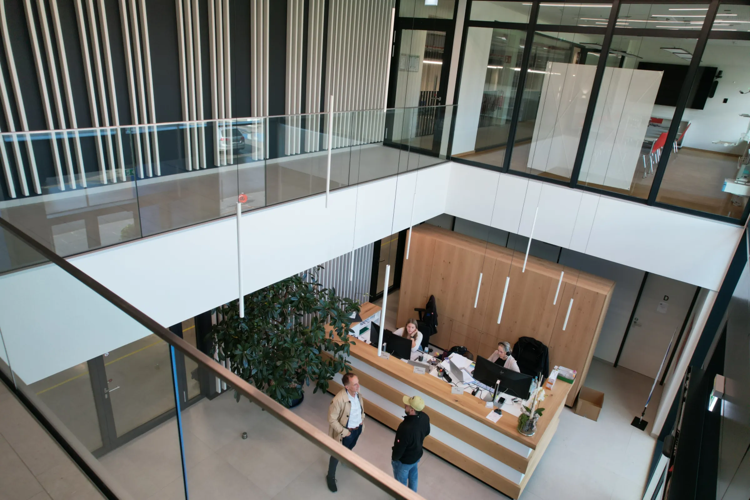 Modern facilities supporting innovation, production and service