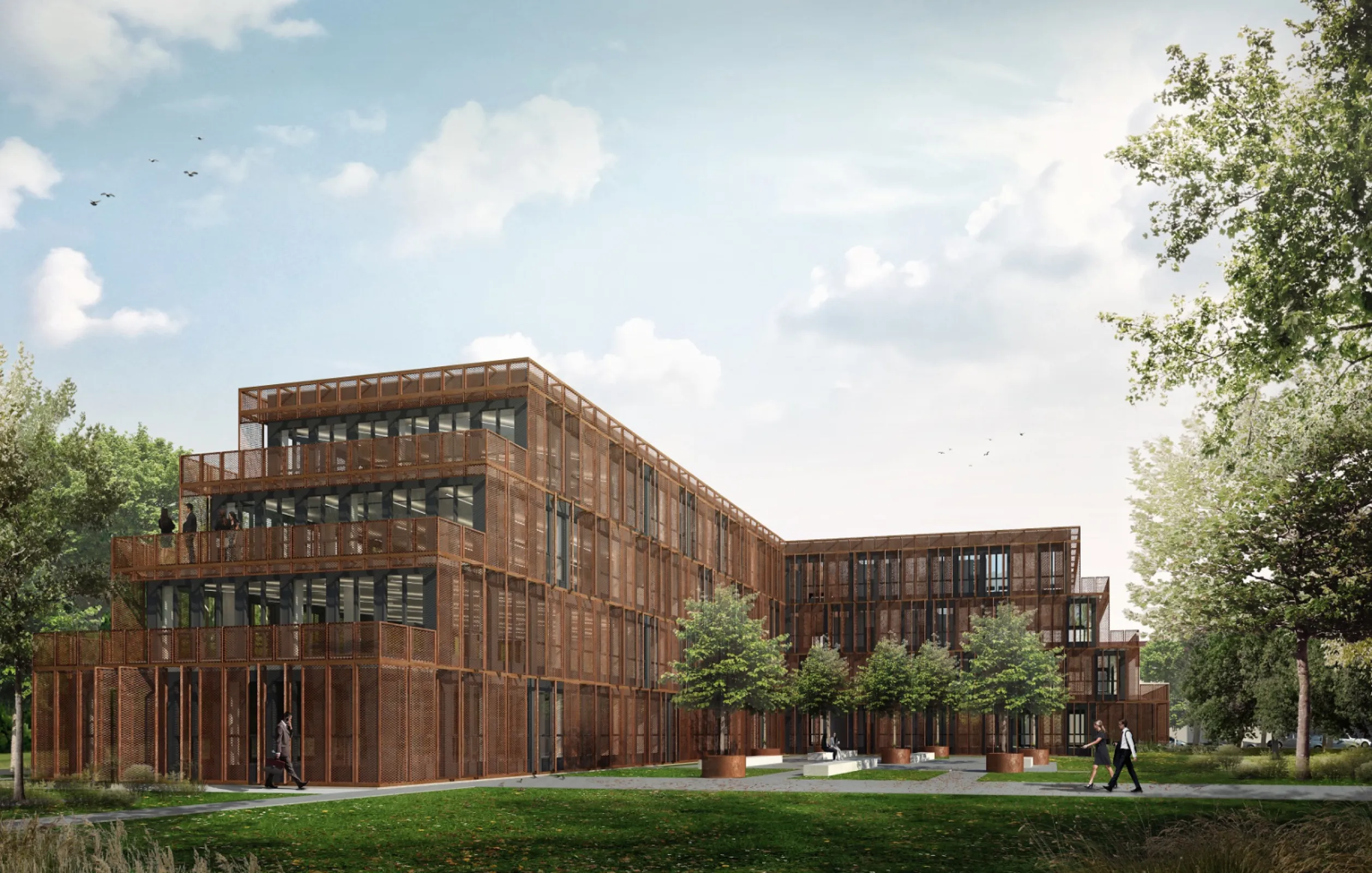 Sustainable office building Borsig Berlin