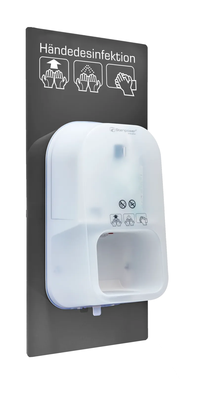 Steripower white edition with wall panel