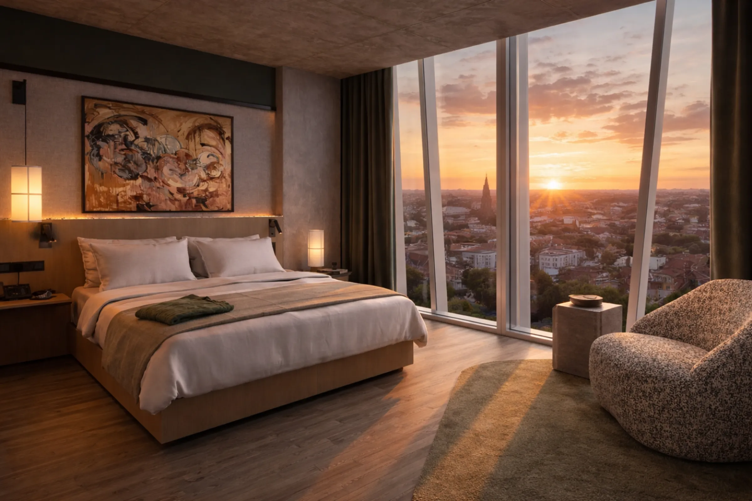 Guest Rooms with Panoramic Views