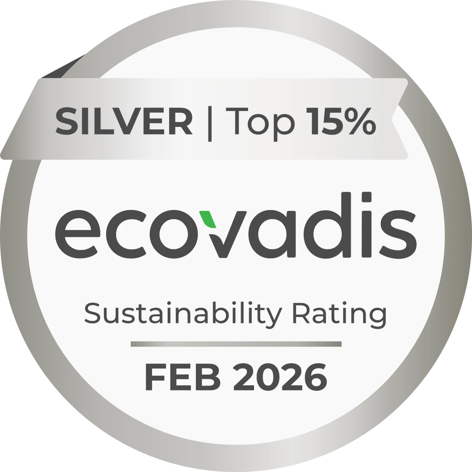 Silver medal EcoVadis