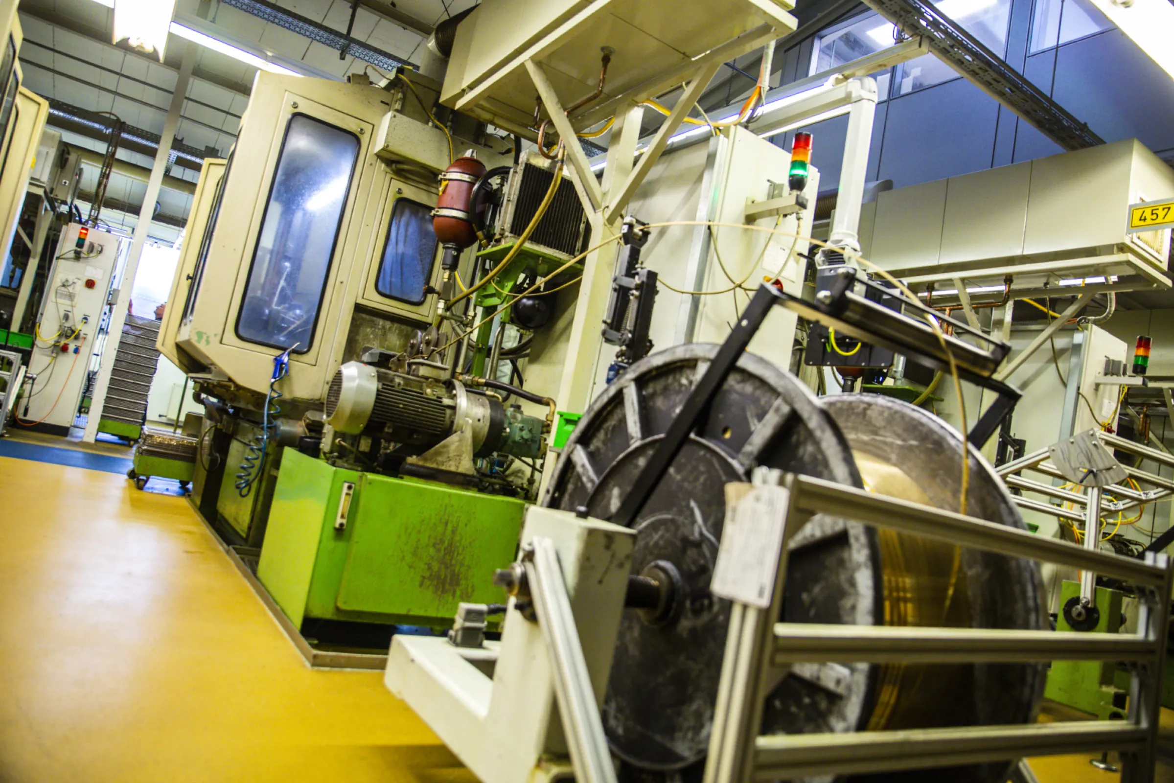 In-house built machinery