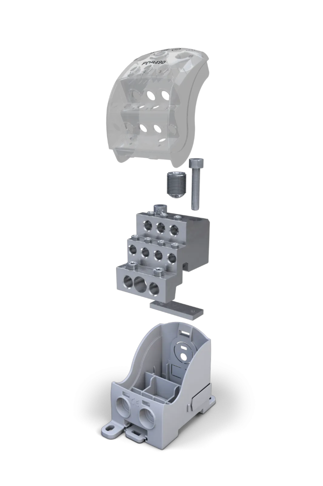Exploded View PDB Distribution Block