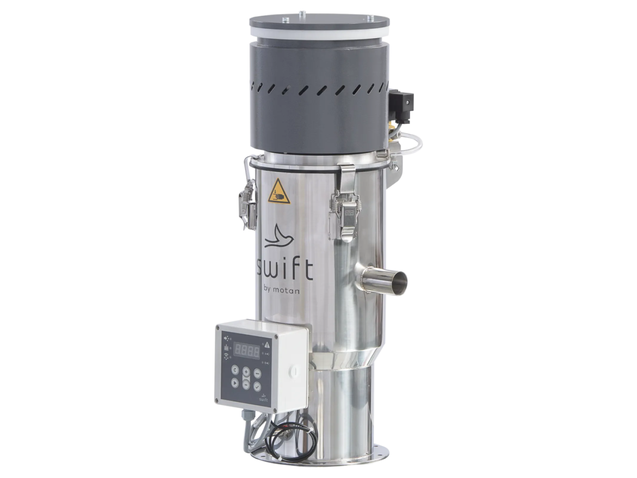 sCONVEY HES  - Compact single-phase material loader for granulate, featuring intelligent control for just-in-time material supply