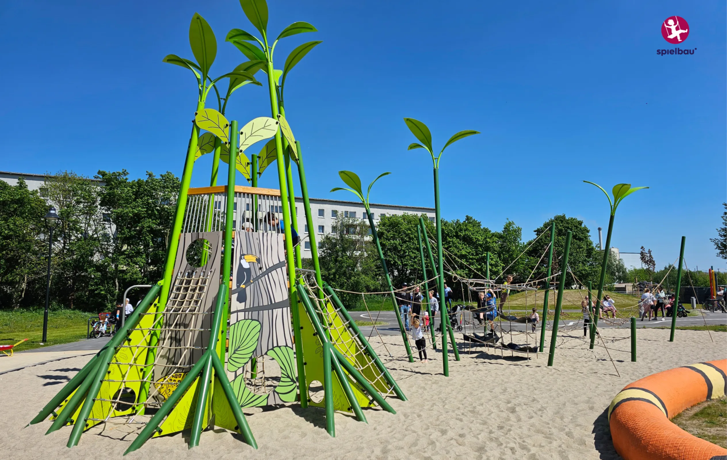 Jungle themed playground