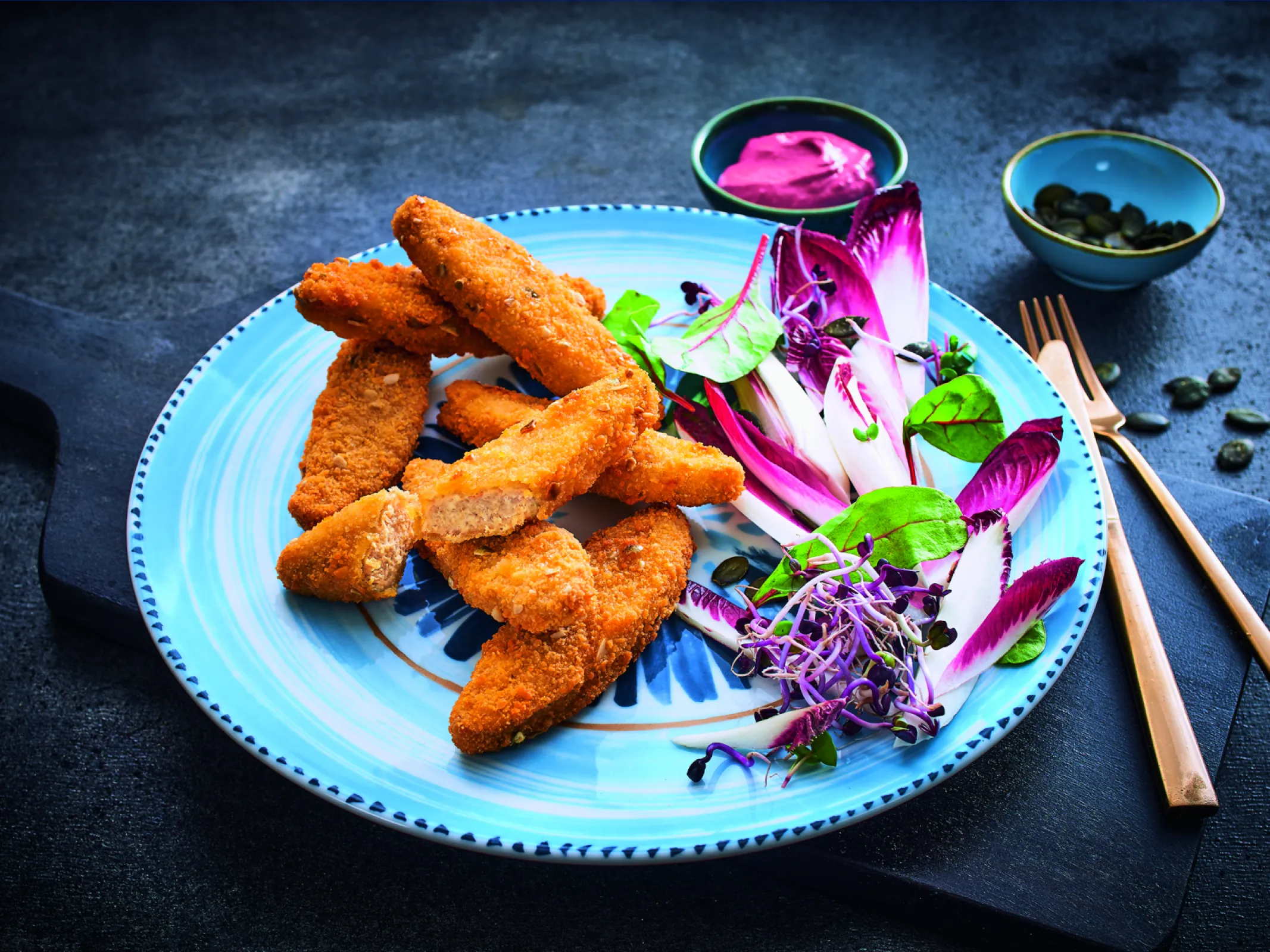 Vegan Strips Pumpkin Style