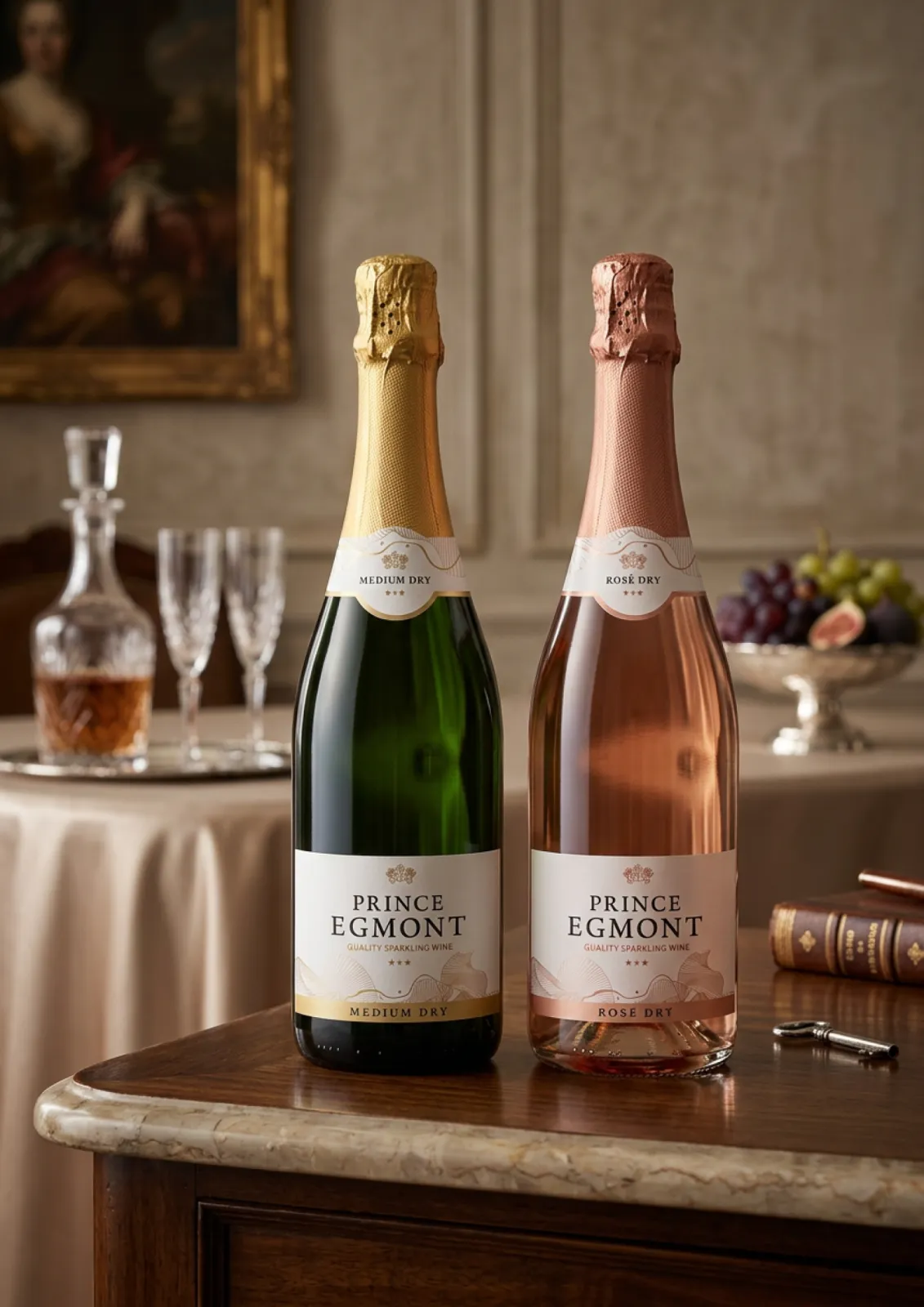 Prince Egmont - Sparkling Elegance - Elegant bouquet, lively and refreshing - a sparkling wine that turns every moment into something special. Its harmonious taste is created through the careful composition of selected wines.