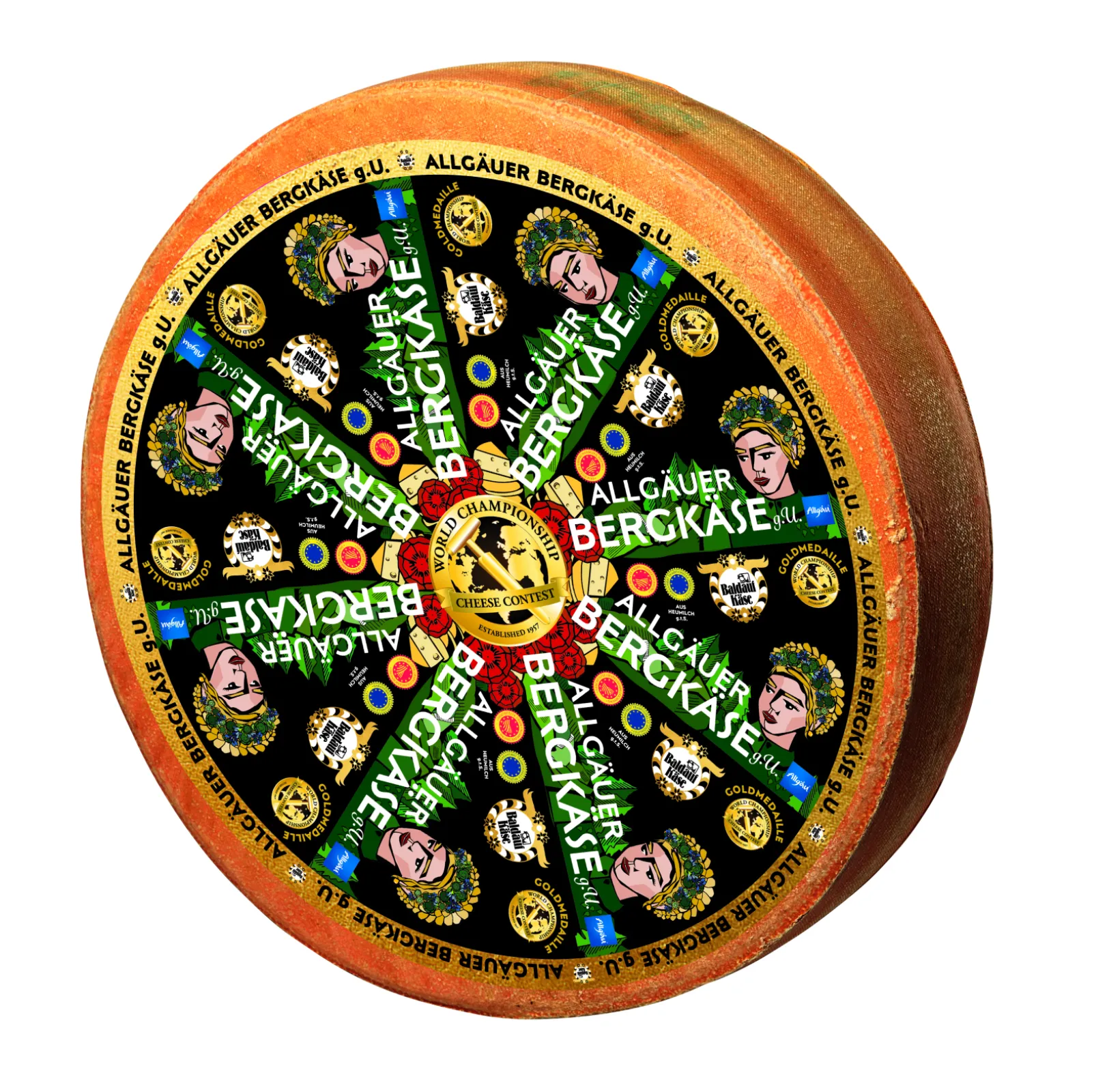 Allgäuer Bergkäse PDO – the authentic original made from raw milk.